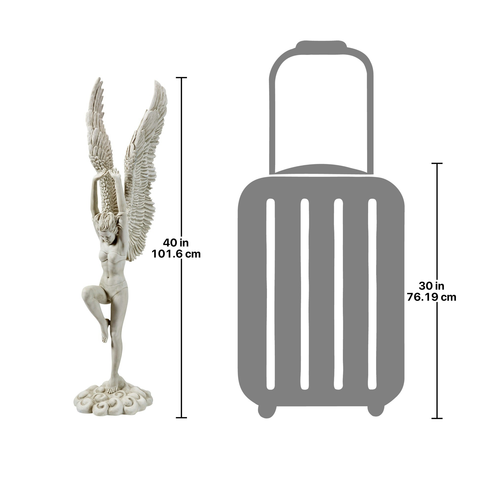 Toscano - Heaven Free Fall Angel Statue