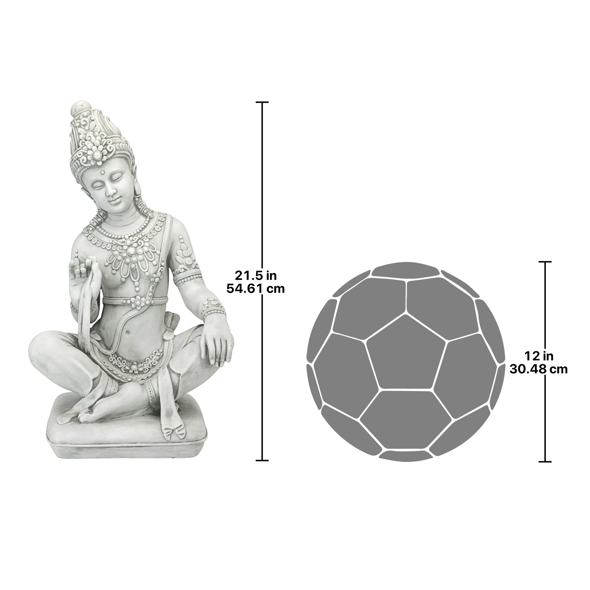 Toscano - Sitting Thai Teppanom Beautiful Being Statue