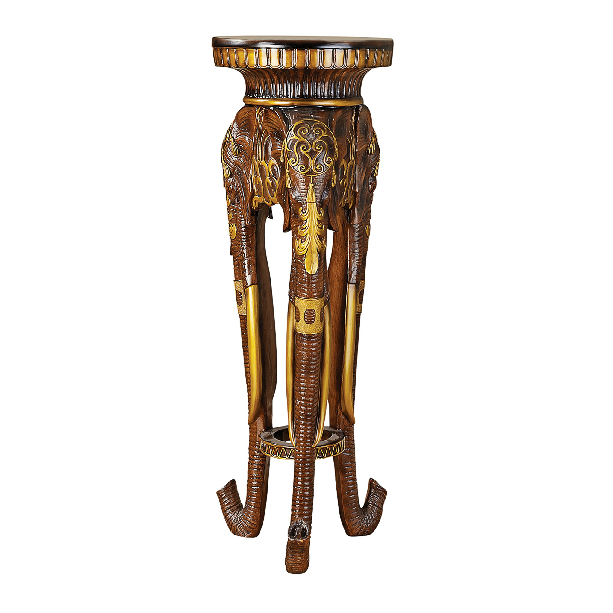 Toscano - Majestic Elephant Sculptural Pedestal