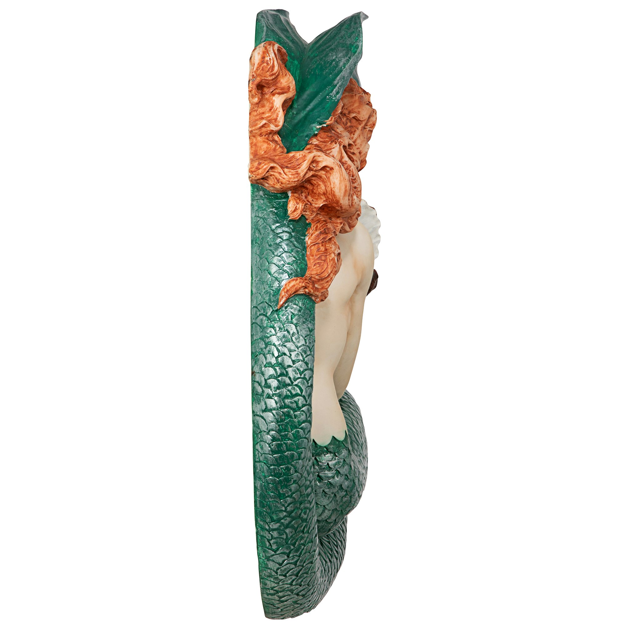 Toscano - Misty Mae Siren of the Sea Mermaid Wall Sculpture