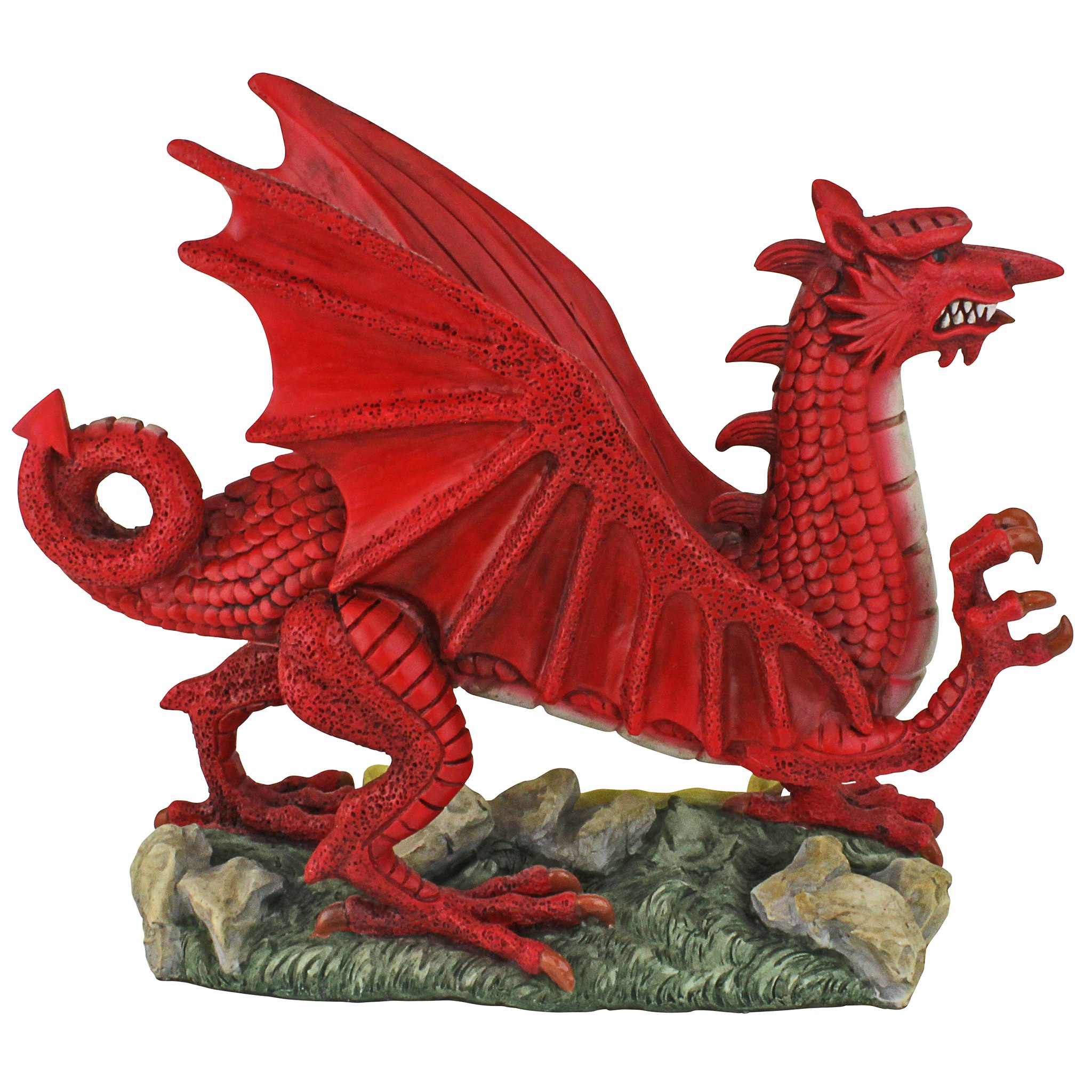 Toscano - The Red Welsh Dragon Statue Collection in Small