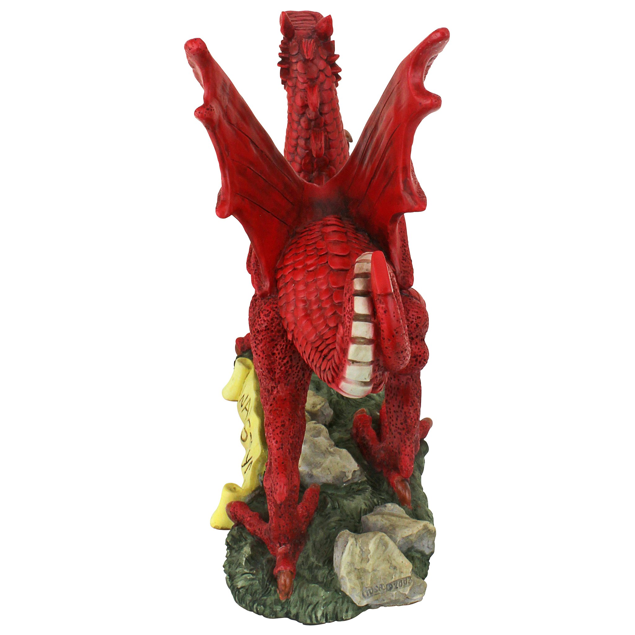 Toscano - The Red Welsh Dragon Statue Collection in Small