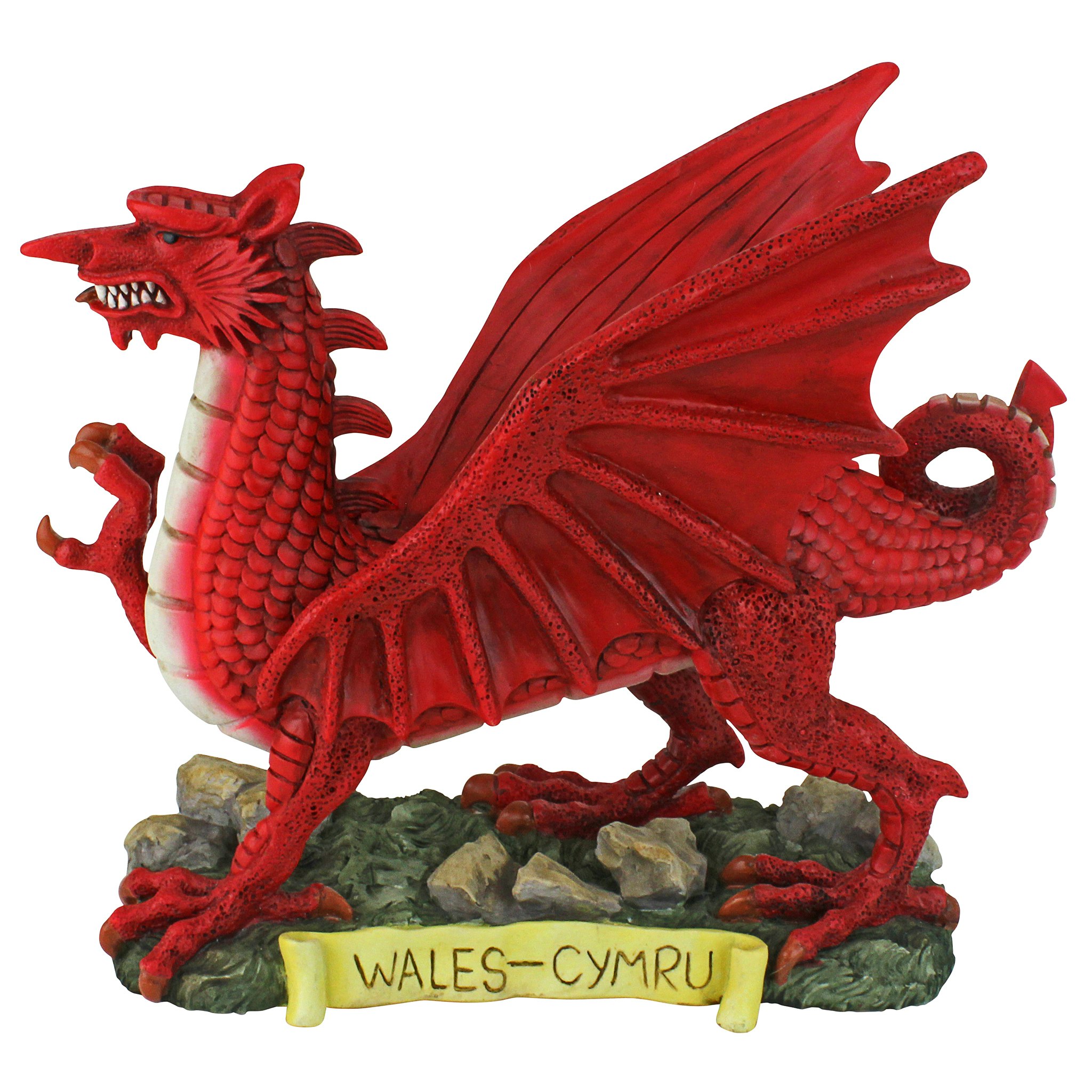 Toscano - The Red Welsh Dragon Statue Collection in Small