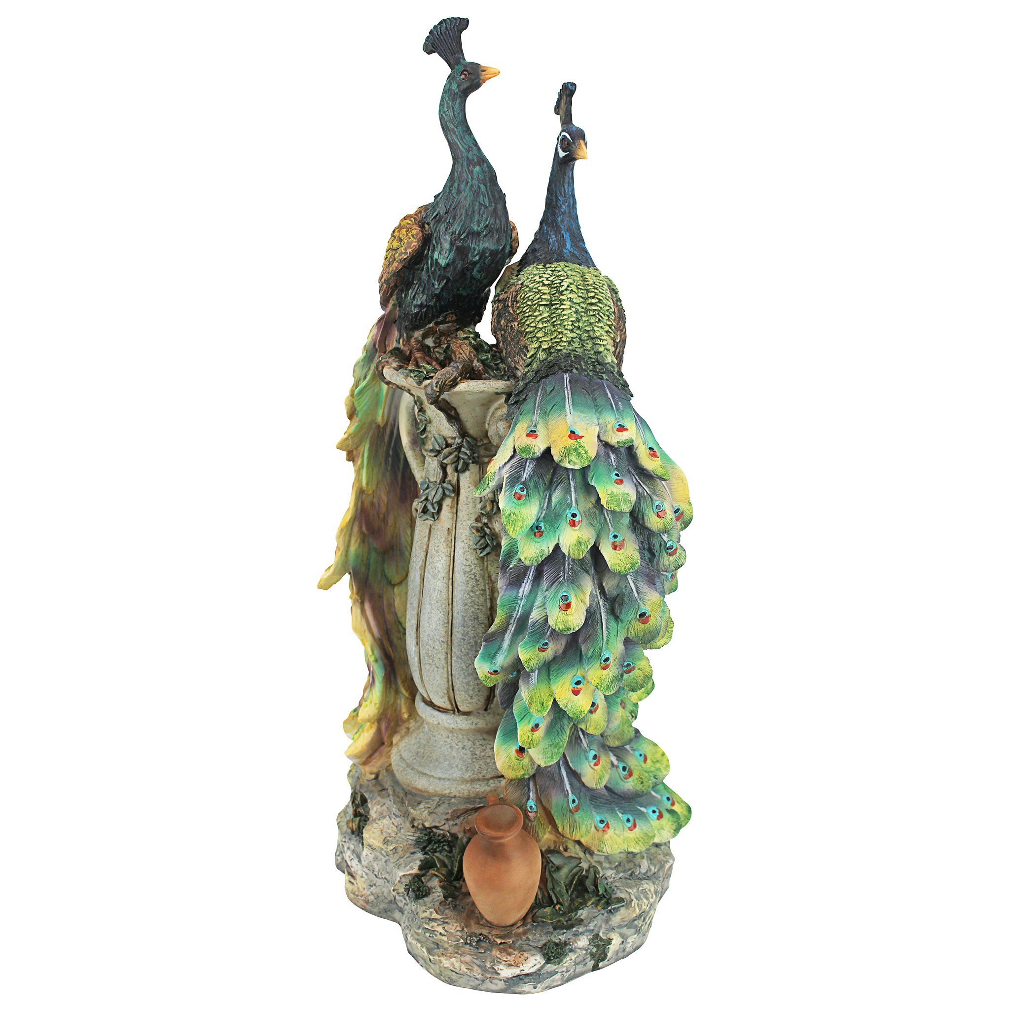 Toscano - Peacocks in Paradise Statue