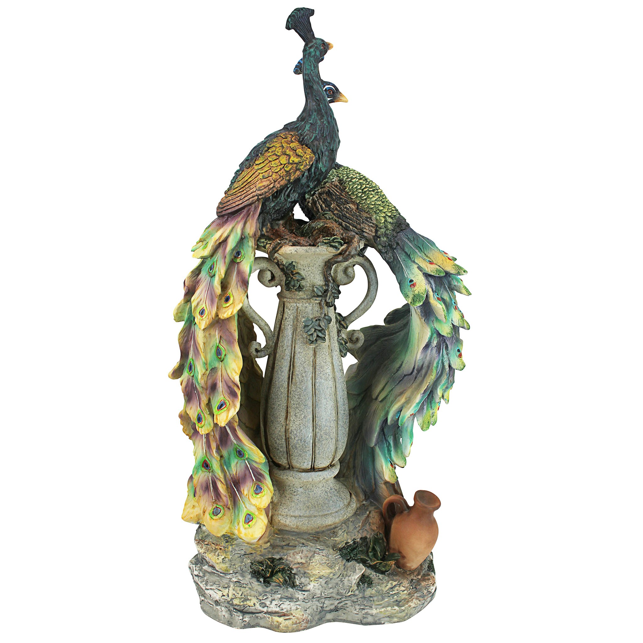 Toscano - Peacocks in Paradise Statue
