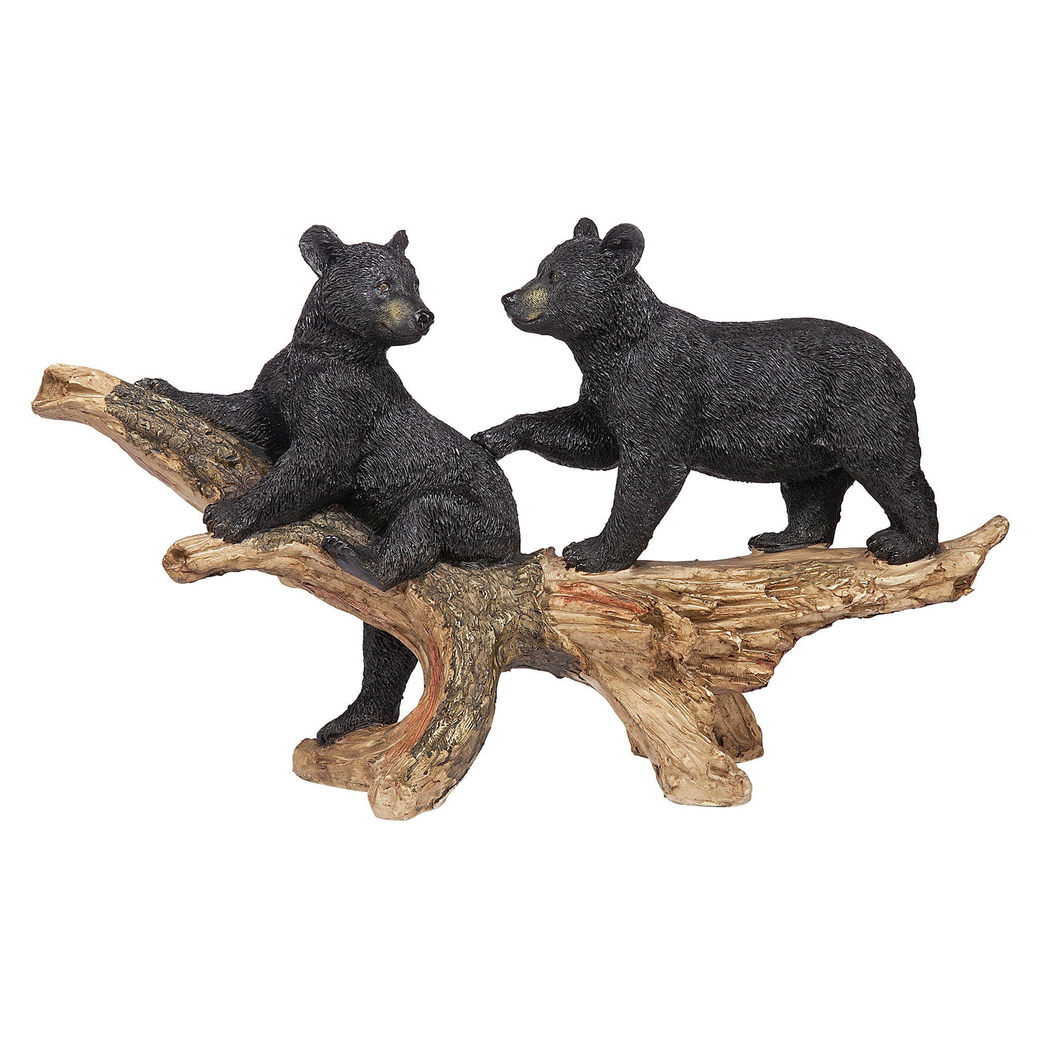 Toscano - Mischievous Woodland Black Bear Cubs Statue
