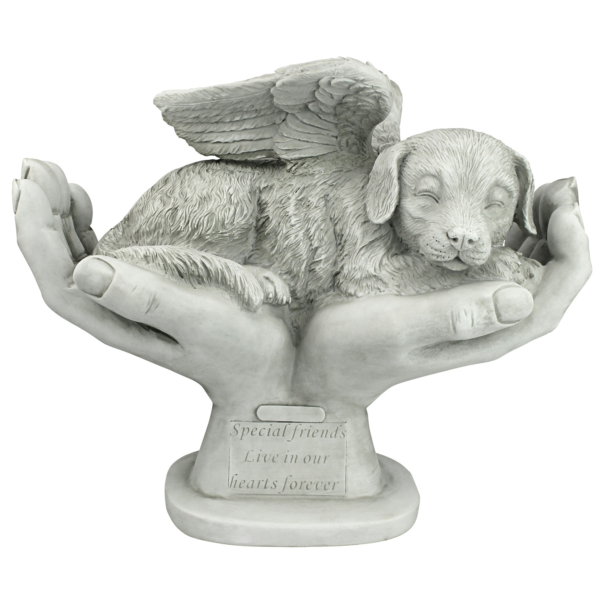 Toscano - In God Hands Dog Memorial Statue
