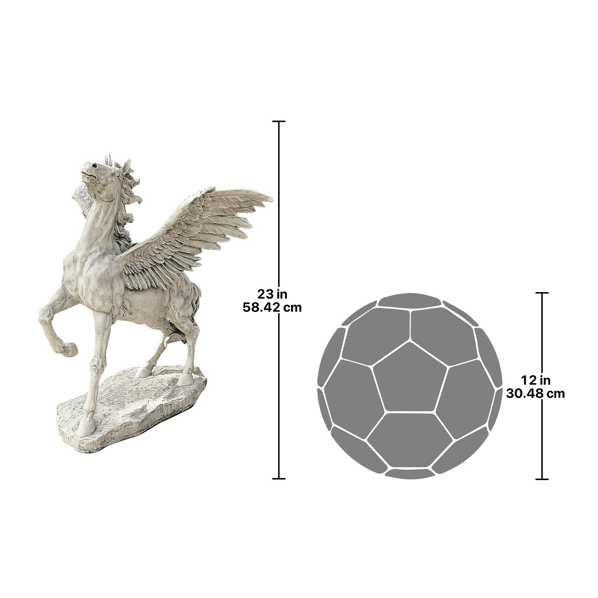 Toscano - Grand Pegasus Winged Horse Statue