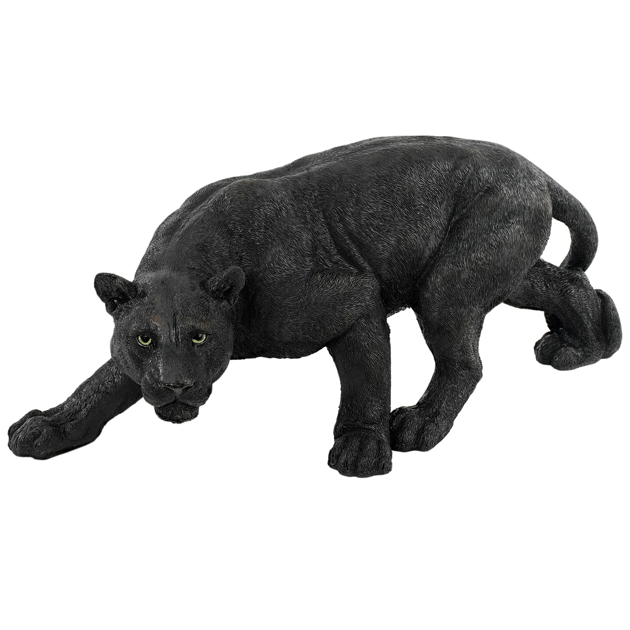 Toscano Shadowed Predator Black Panther Statue - Medium