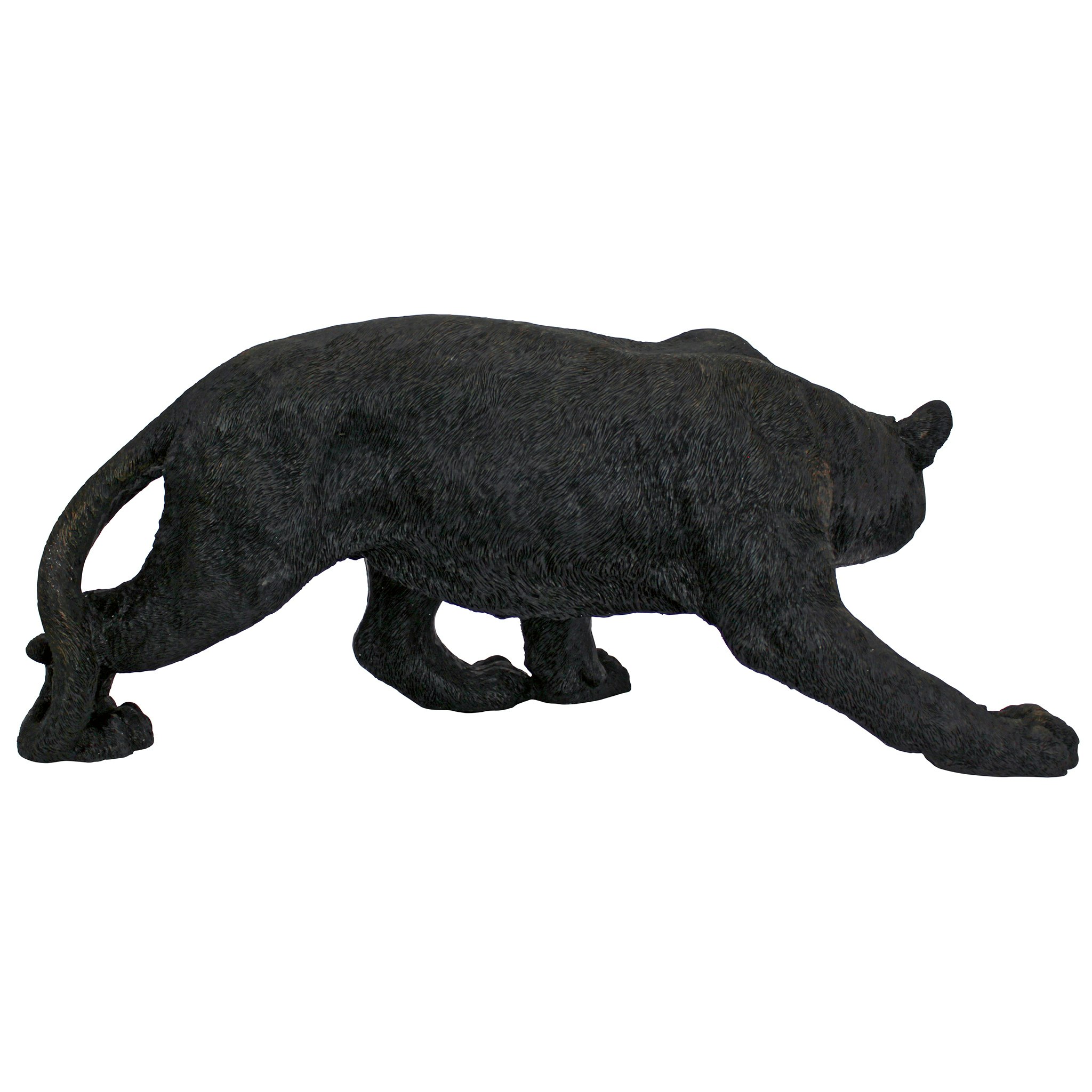 Toscano Shadowed Predator Black Panther Statue - Medium