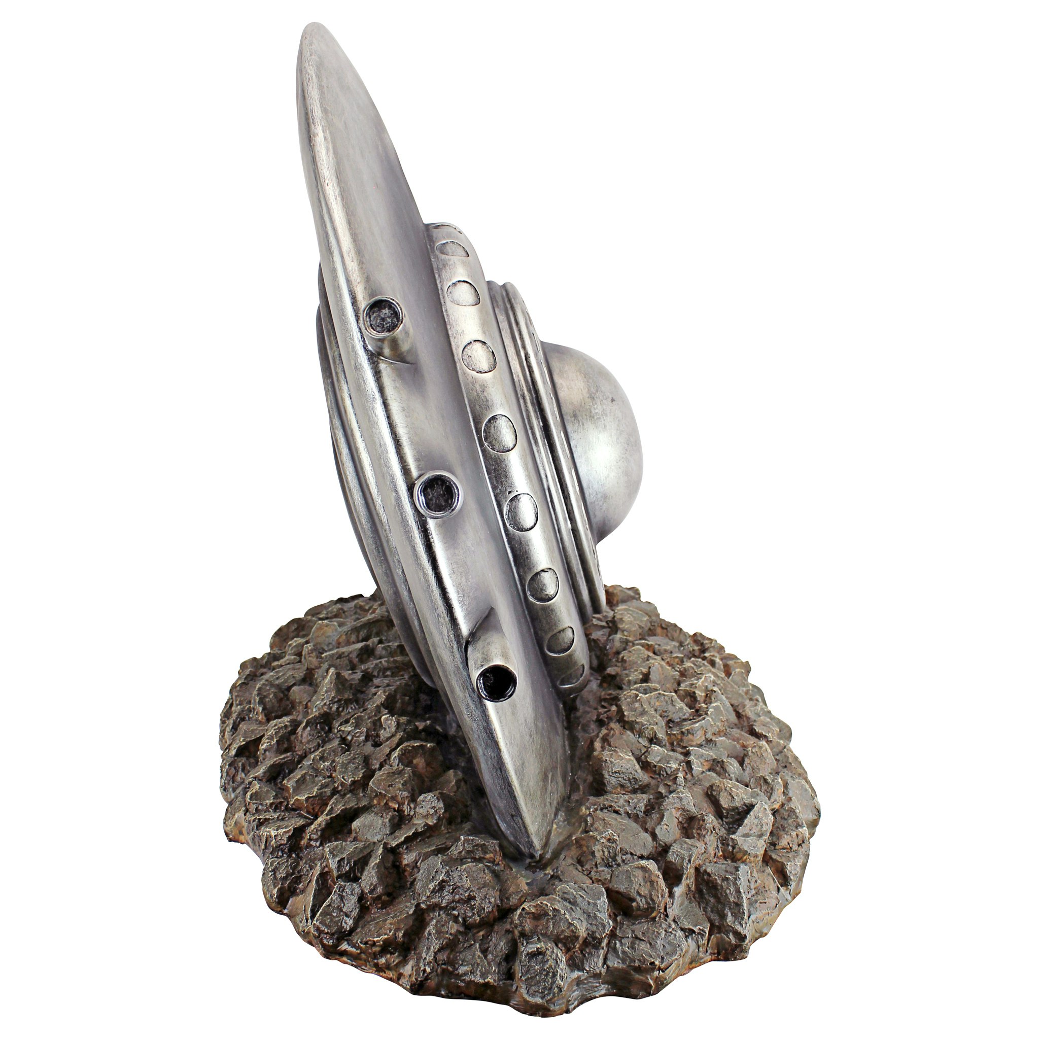 Toscano - Crash Landing Flying Saucer Alien Spacecraft Statue
