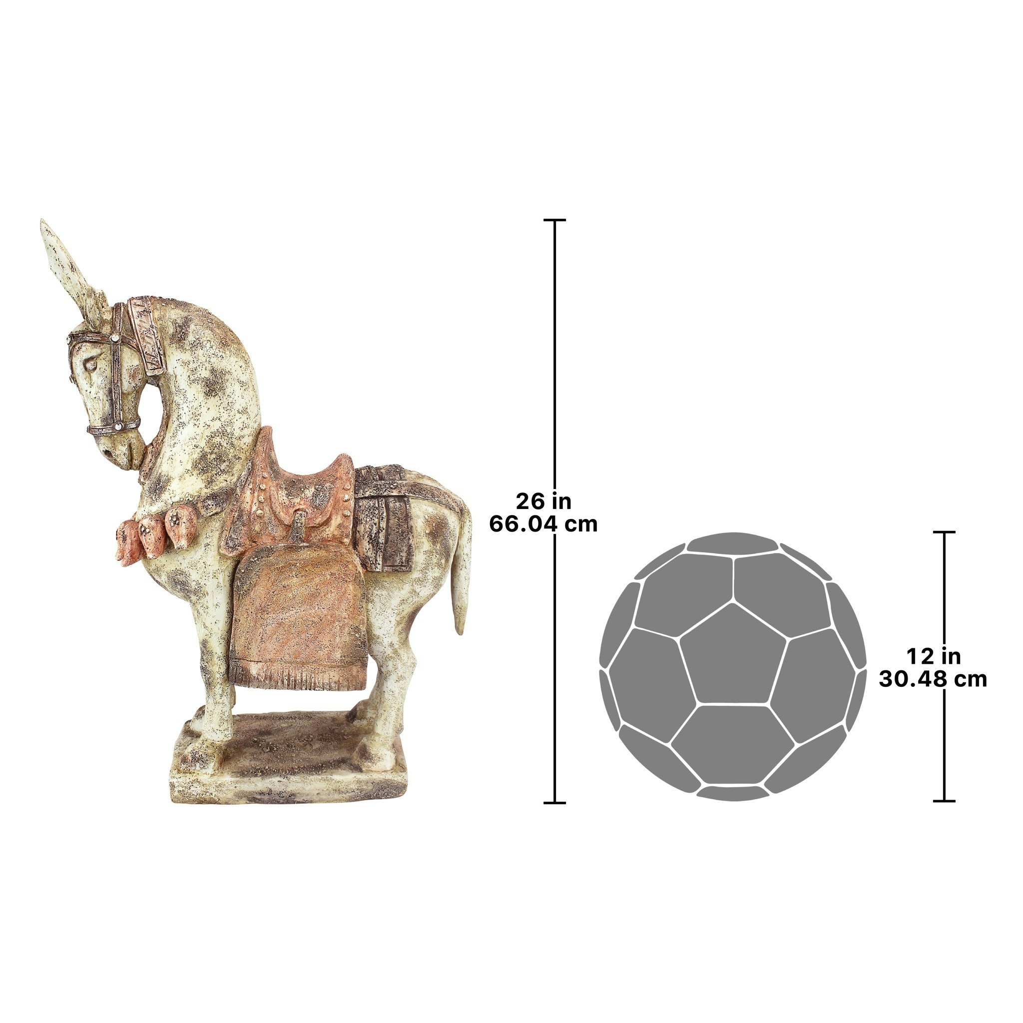 Toscano - Six Dynasties Tang Caparisoned Horse Statue