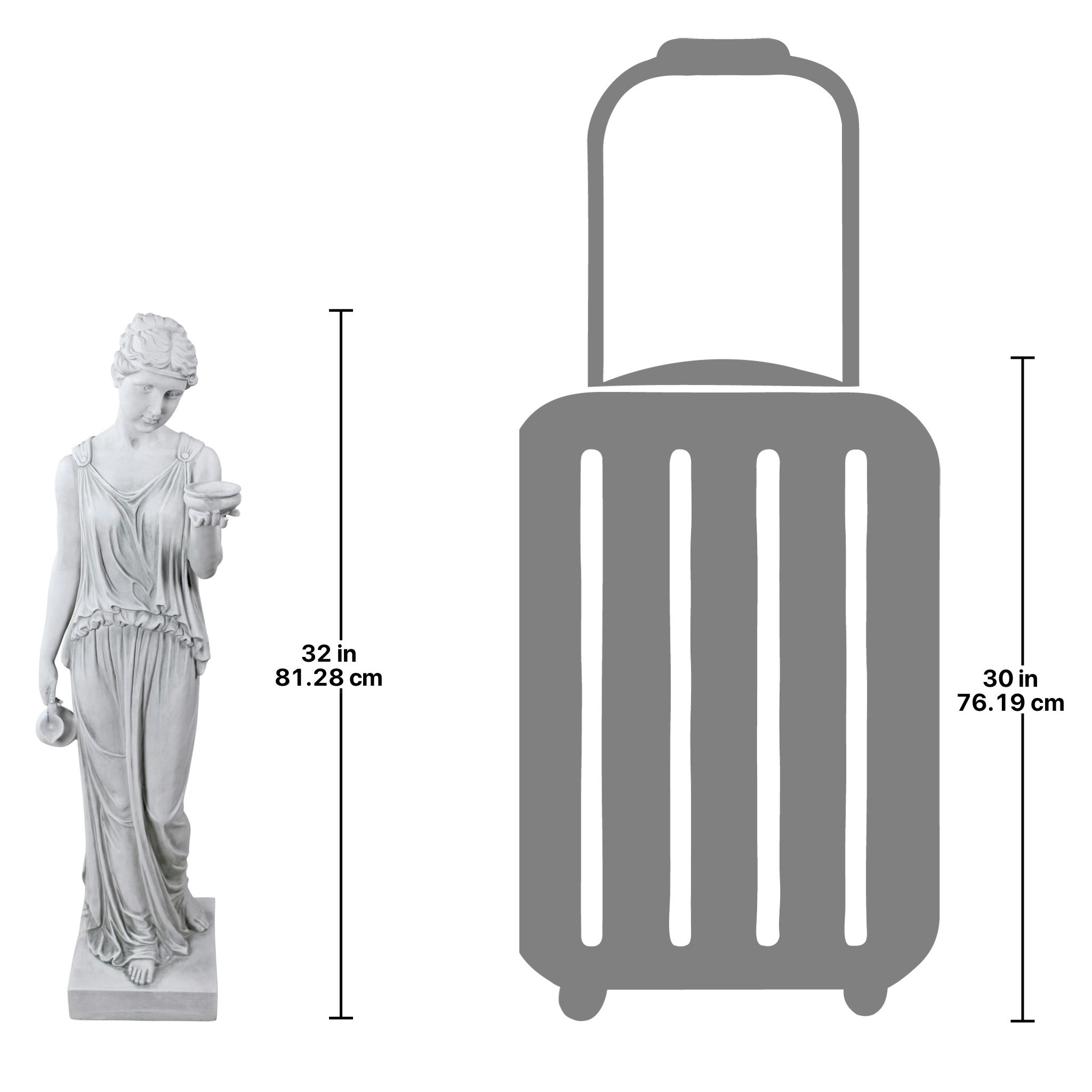 Toscano Hebe the Goddess of Youth Statue - Large