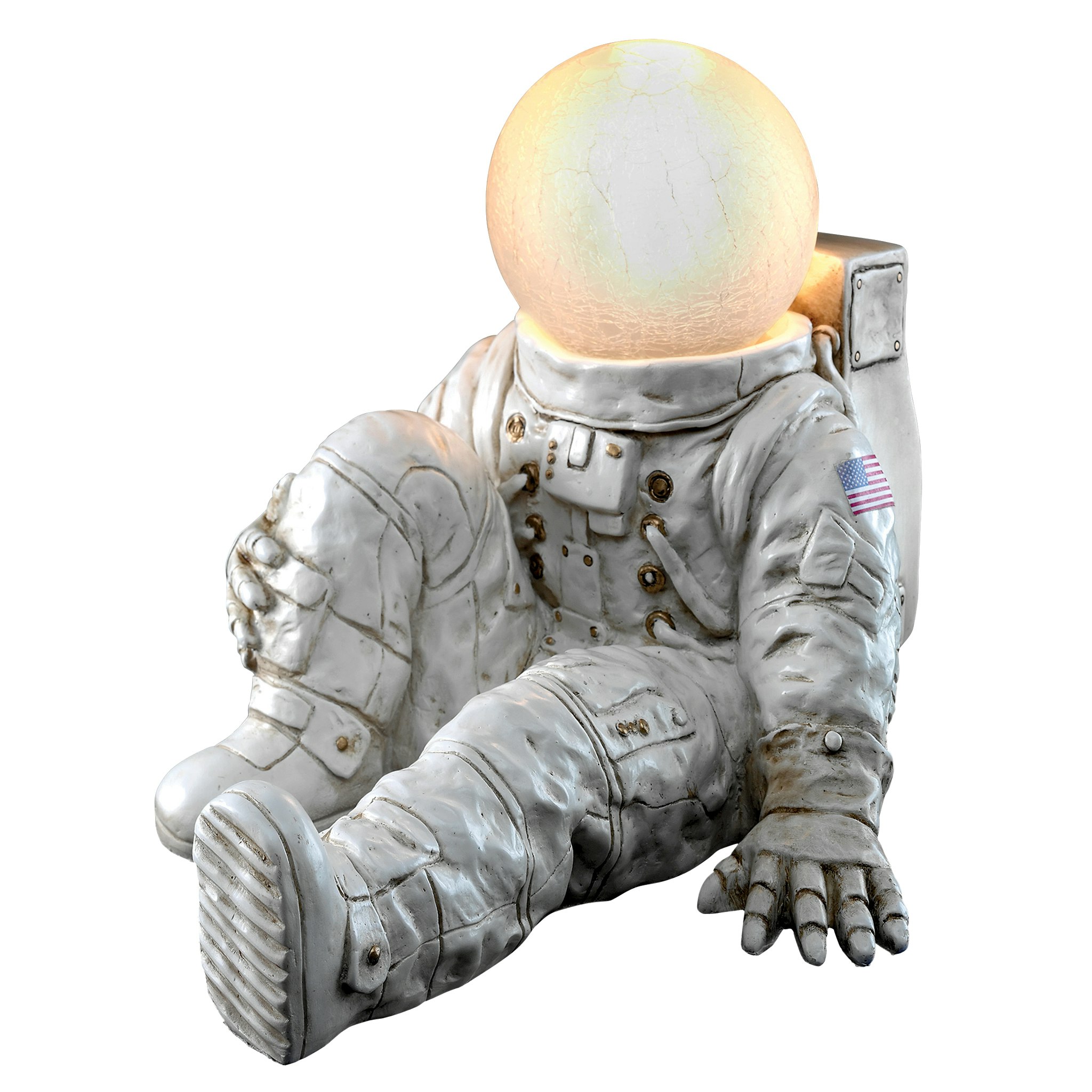 Toscano - Astronaut at Ease Lighted Sculpture