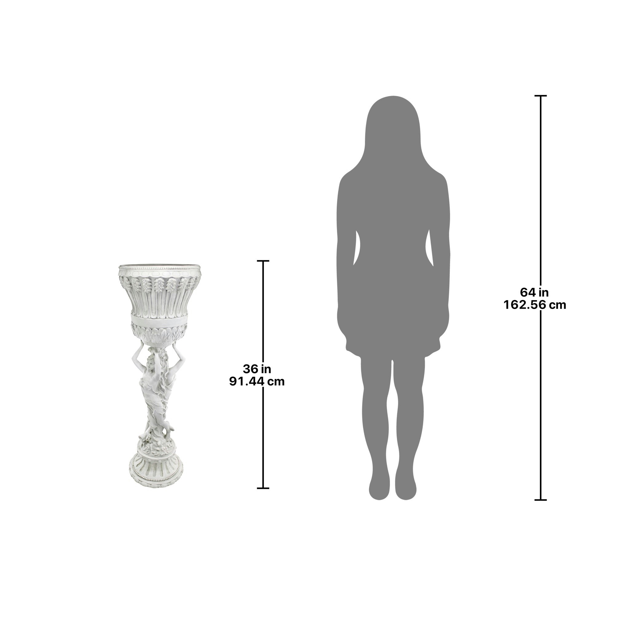 Toscano - Les Filles Joyeuses Neoclassical Pedestal Urn