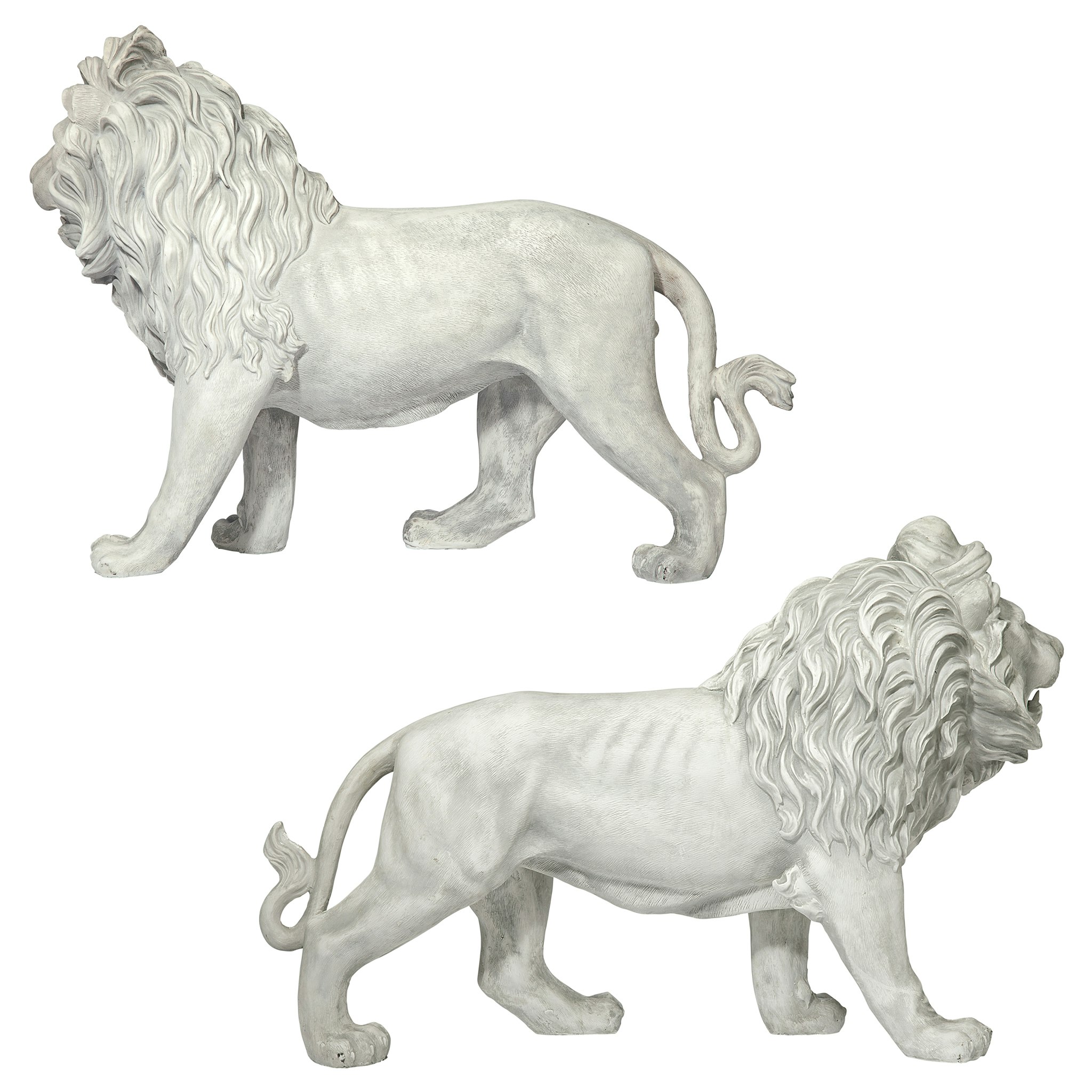 Toscano - Regal Lion Sentinels of Grisham Manor Statue Right and Left Set