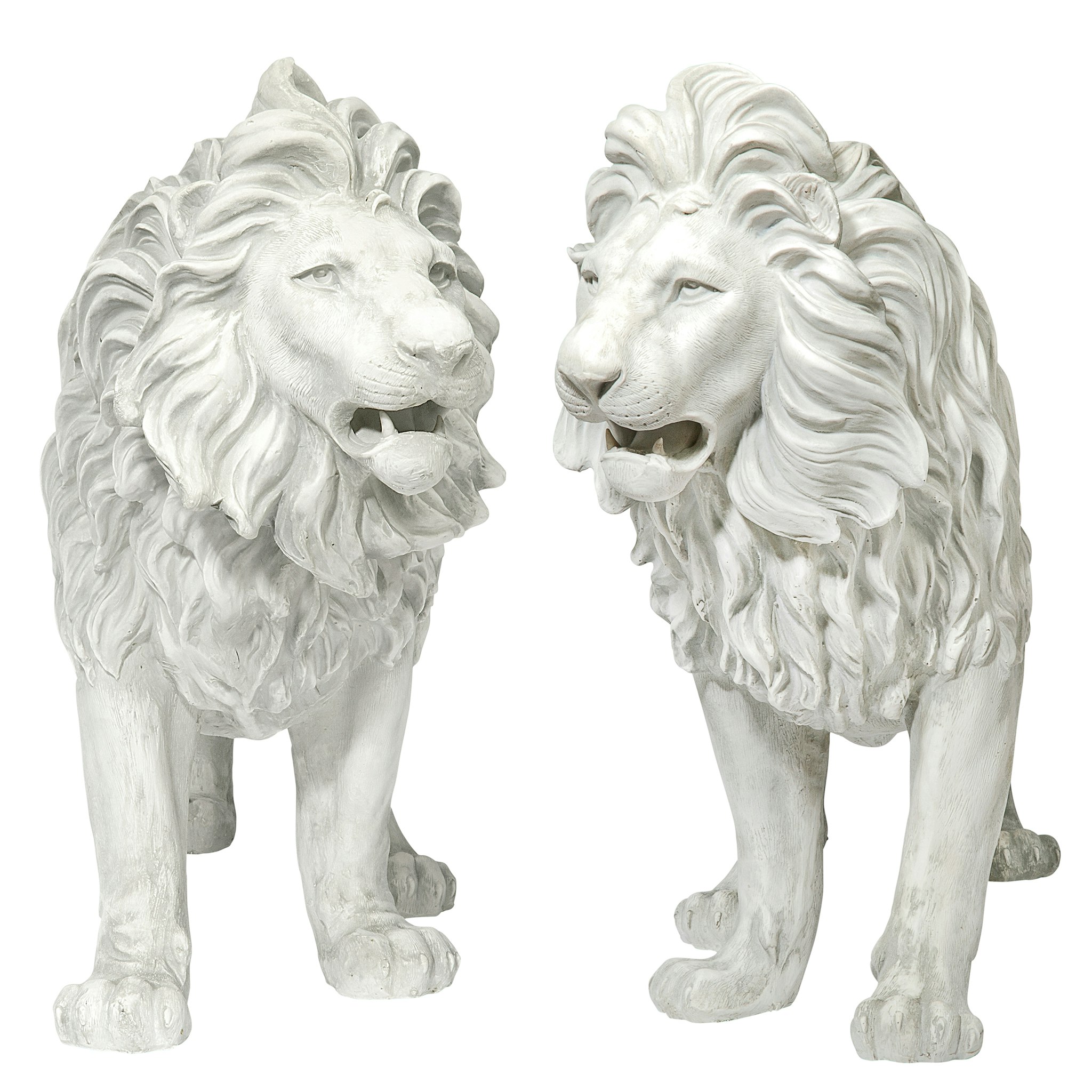 Toscano - Regal Lion Sentinels of Grisham Manor Statue Right and Left Set