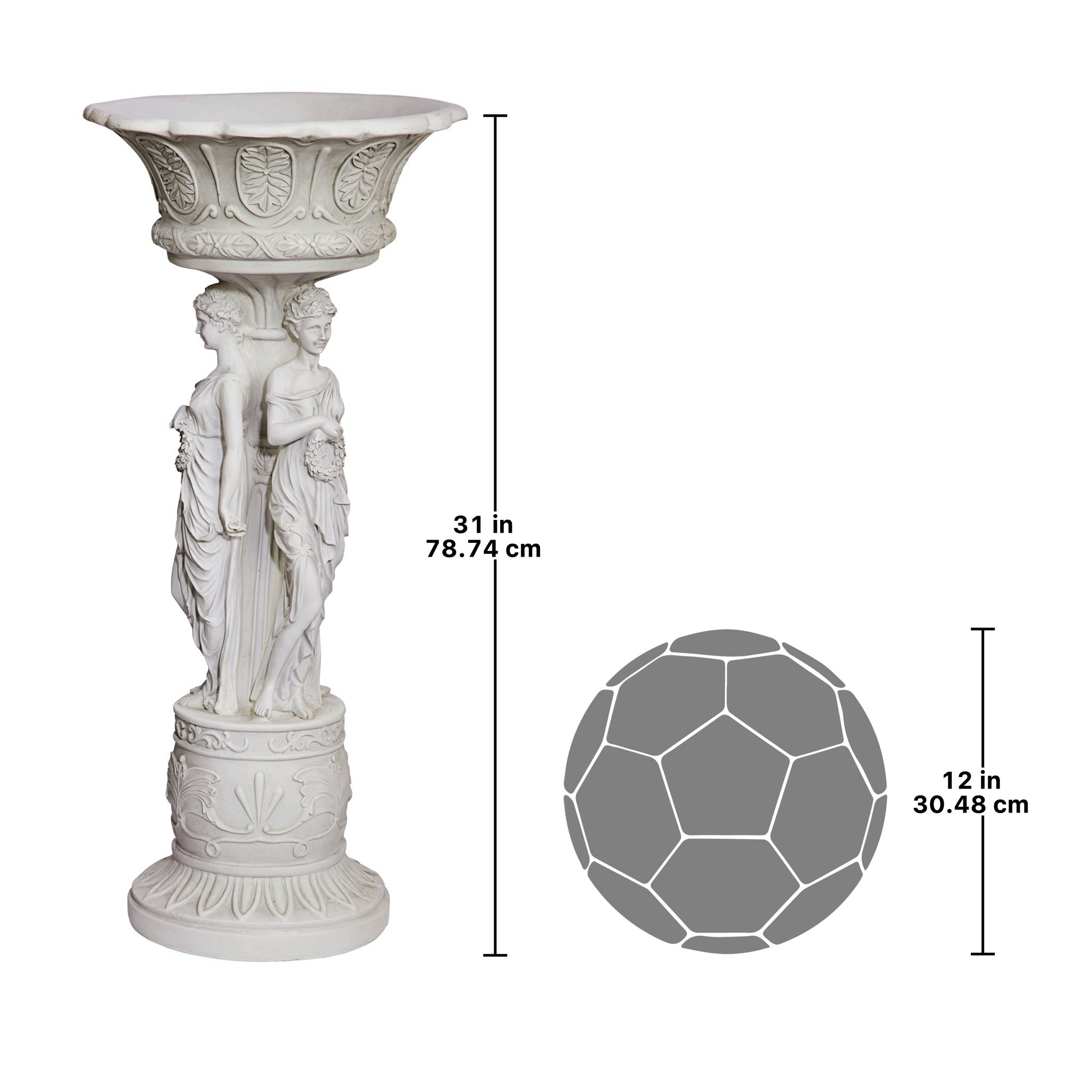 Toscano - Chatsworth Manor Sculptural Neoclassical Pedestal Urn
