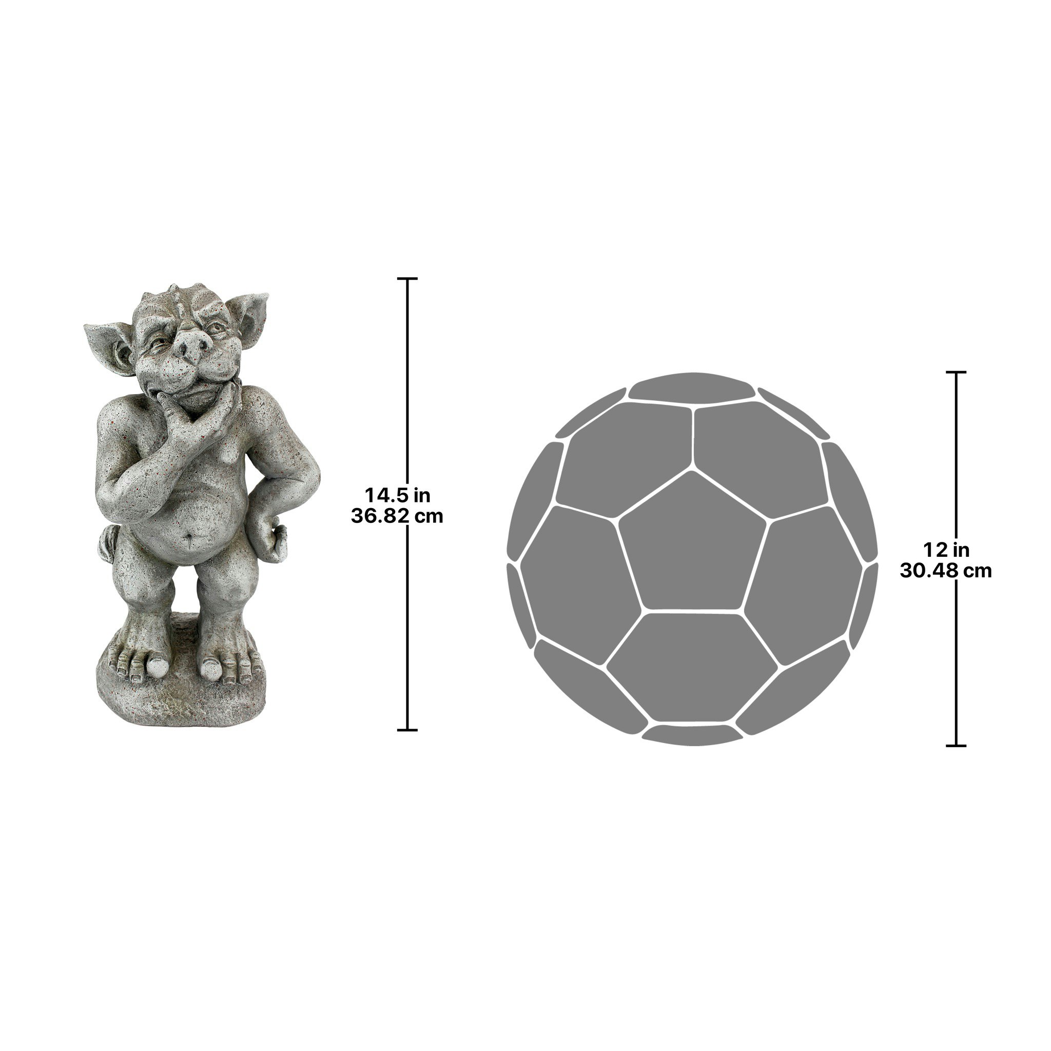 Toscano - Plato the Ponderer Gothic Gargoyle Imp Statue