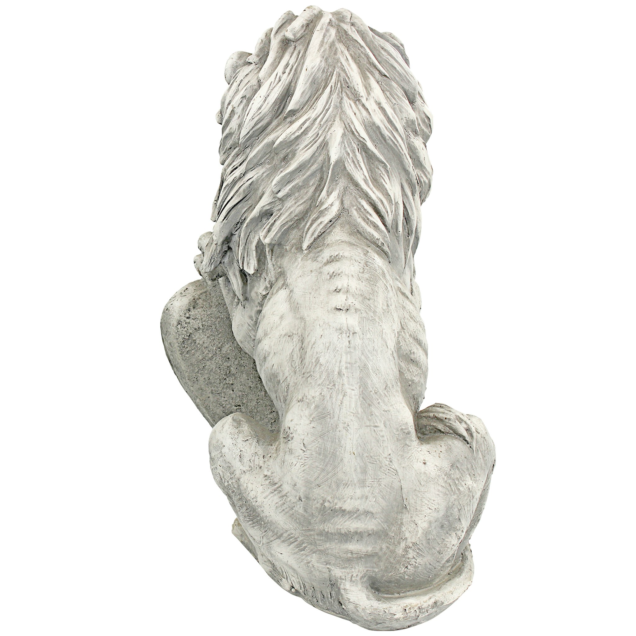 Toscano Roaring Beasts of Castello di Rocca Lion Sentinel Statue - Left Paw Up