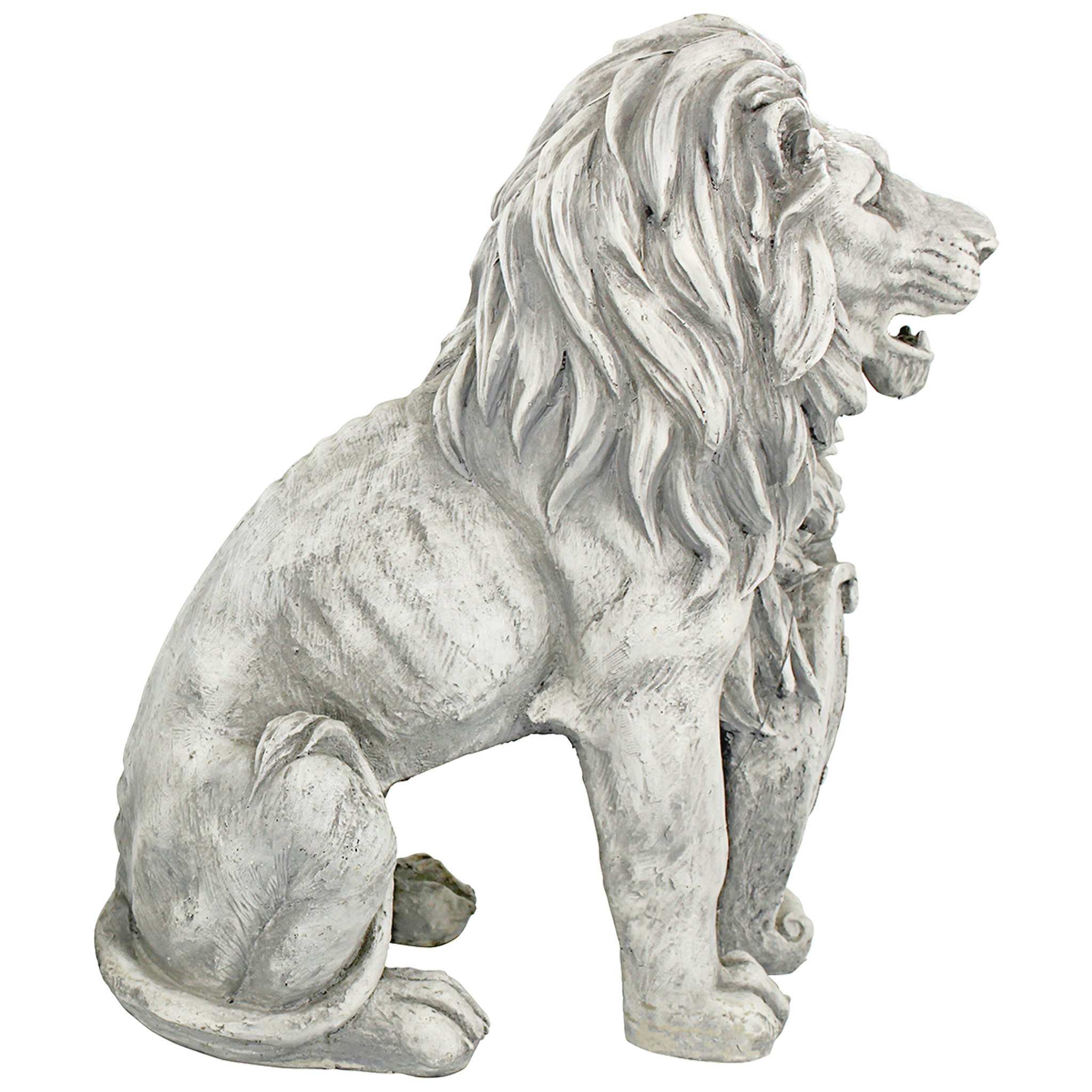 Toscano Roaring Beasts of Castello di Rocca Lion Sentinel Statue - Left Paw Up