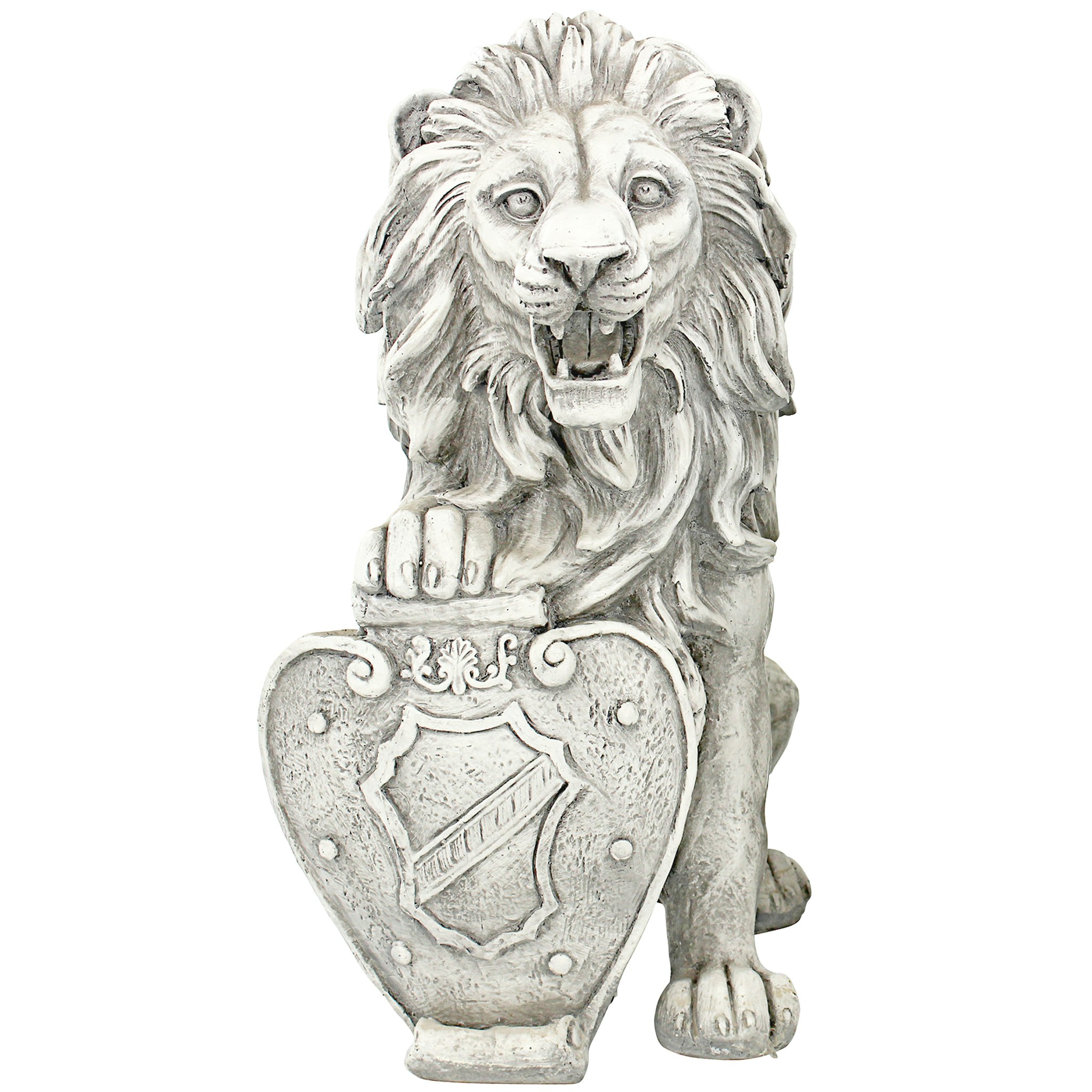 Toscano Roaring Beasts of Castello di Rocca Lion Sentinel Statue - Right Paw Up