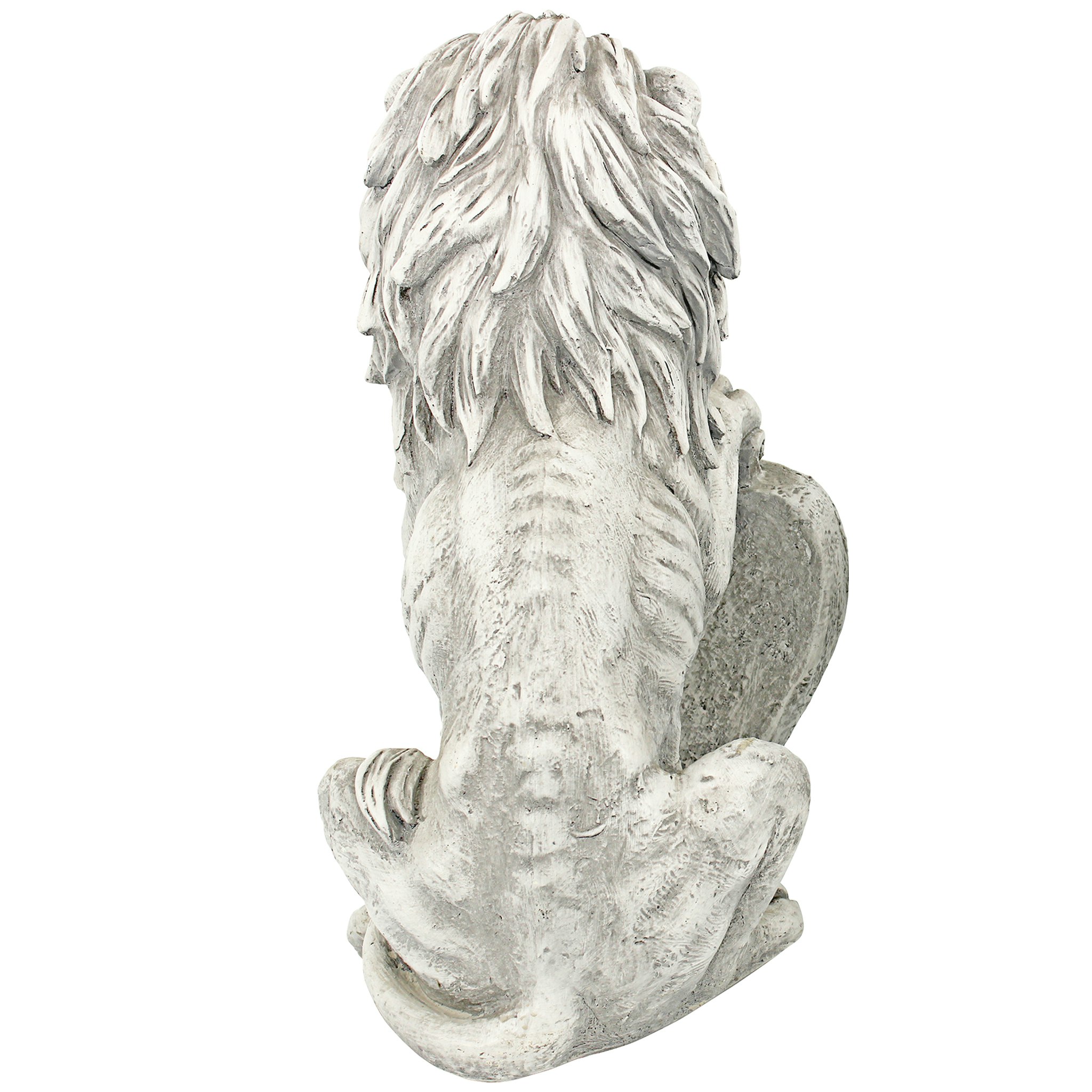 Toscano Roaring Beasts of Castello di Rocca Lion Sentinel Statue - Right Paw Up