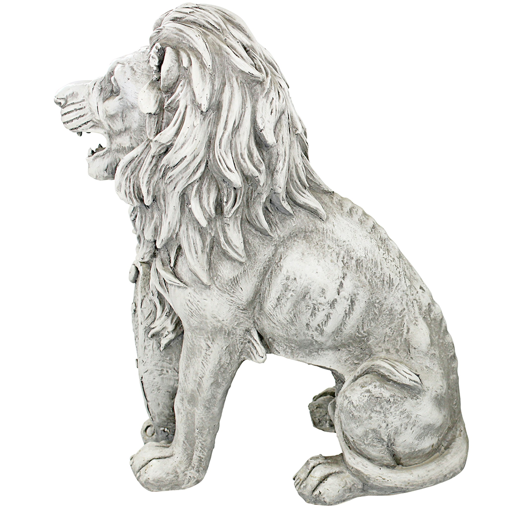 Toscano Roaring Beasts of Castello di Rocca Lion Sentinel Statue - Right Paw Up
