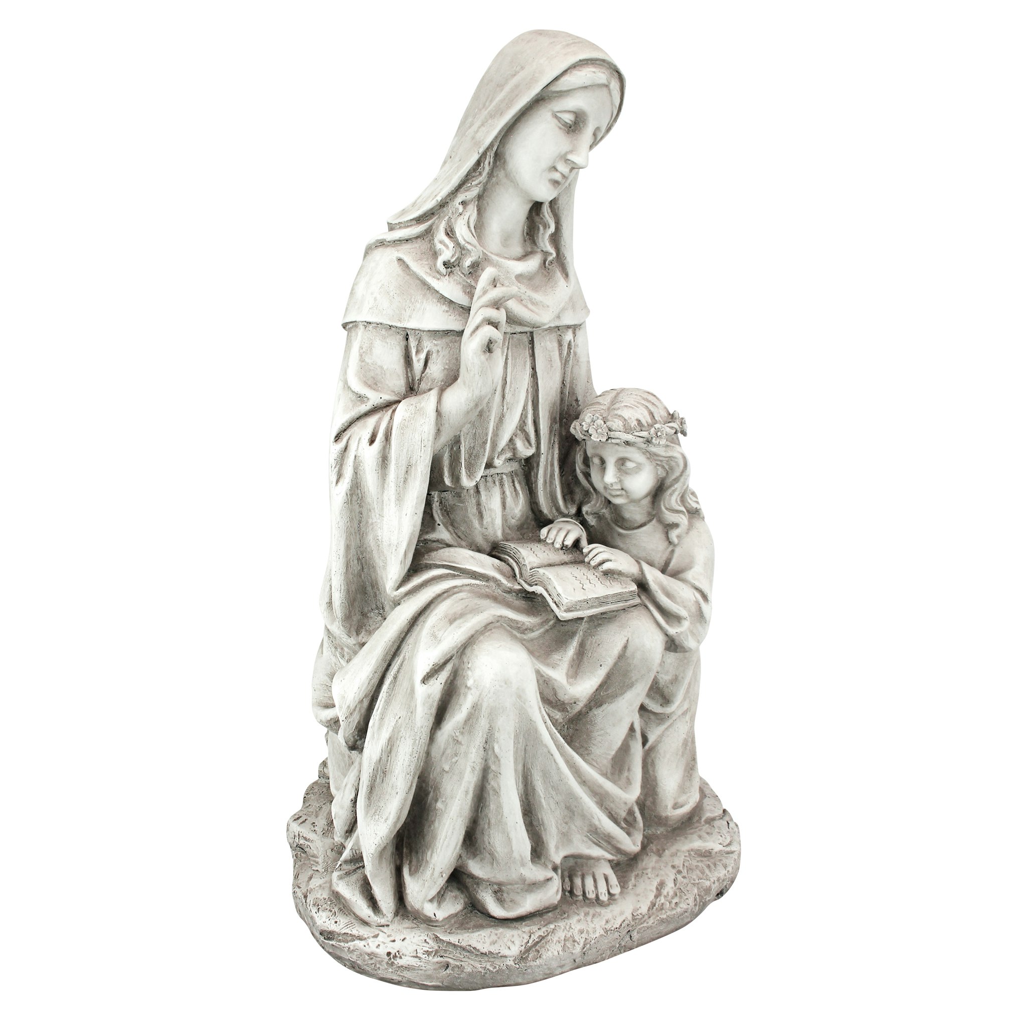 Toscano - Saint Anne with the Young MaryMother of Jesus Statue