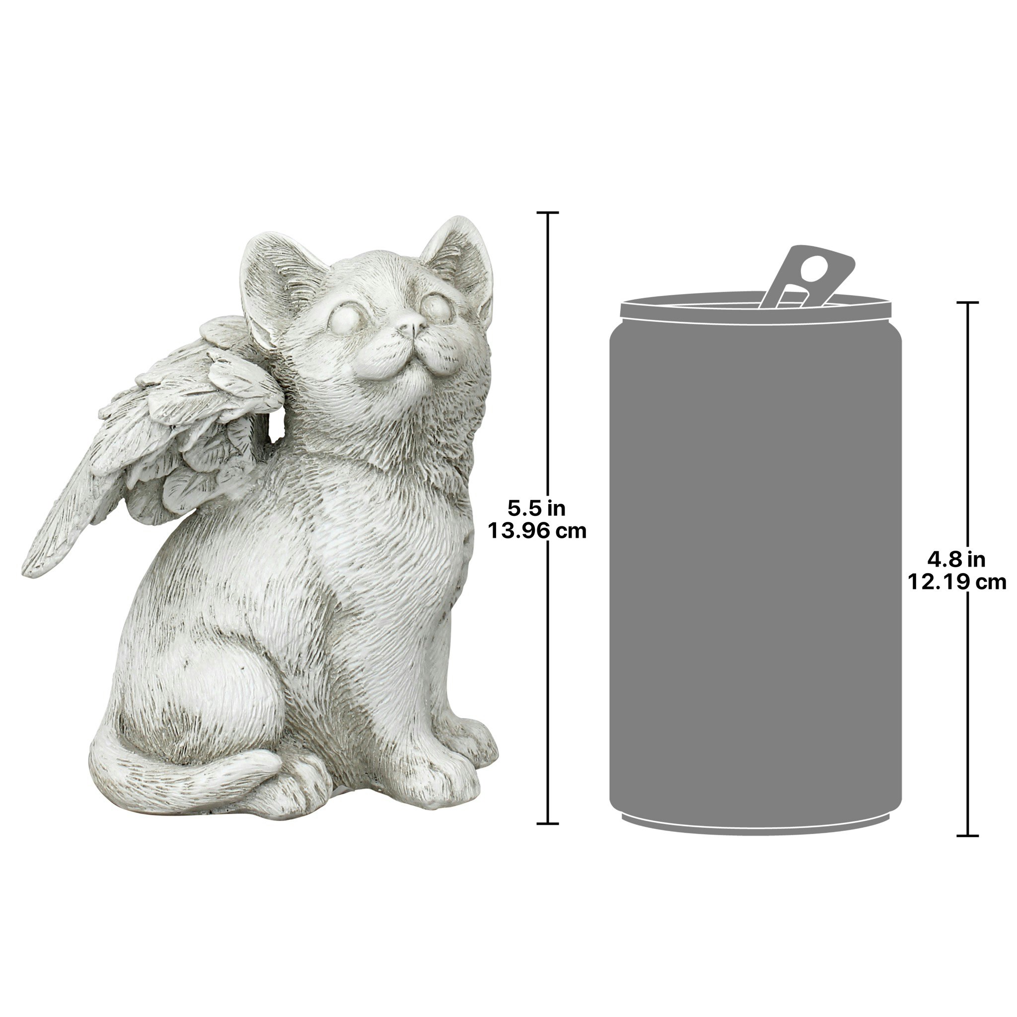 Toscano Loving Friend Memorial Pet Cat Statue - Medium