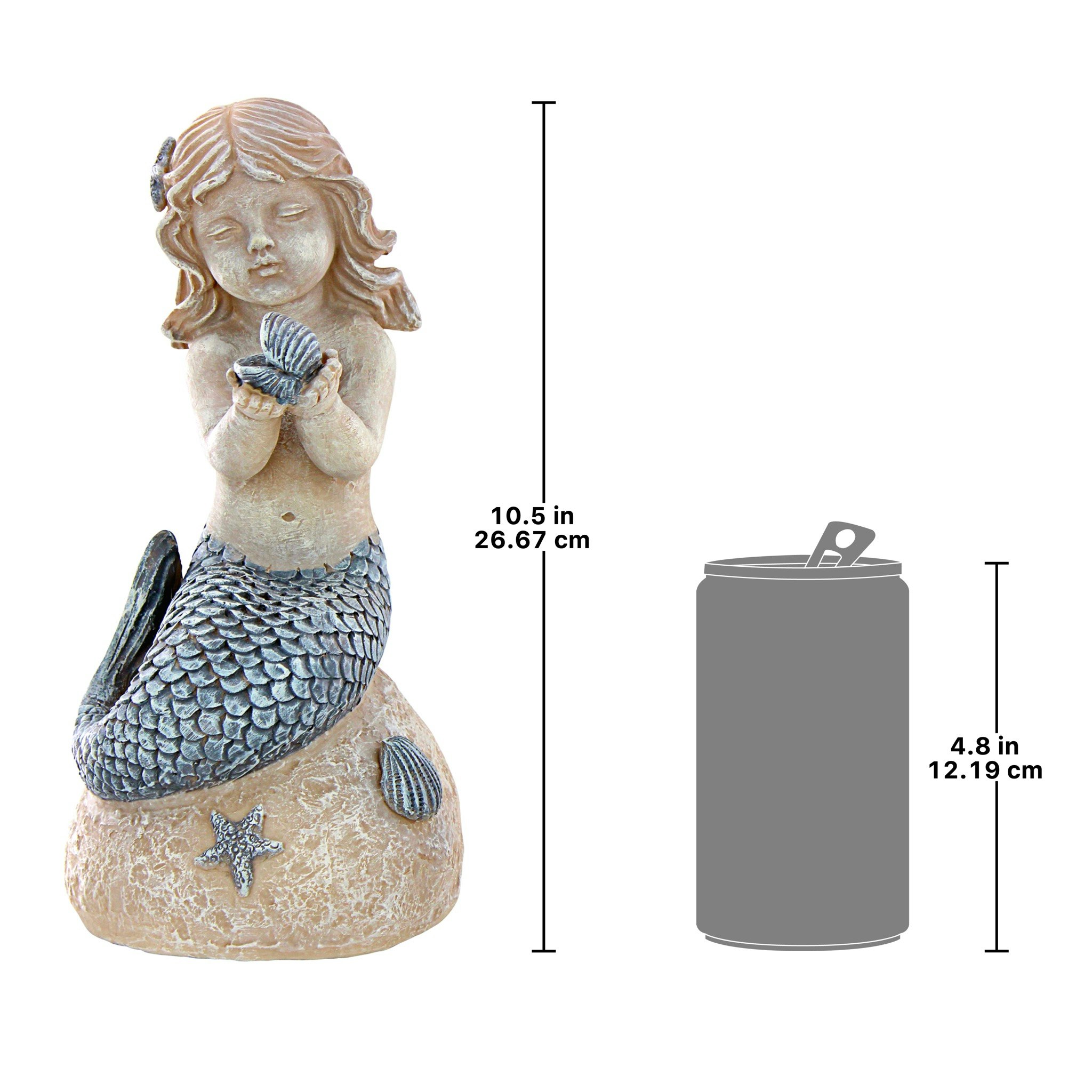 Toscano - Jewels of the Deep Mermaid Girl Statue