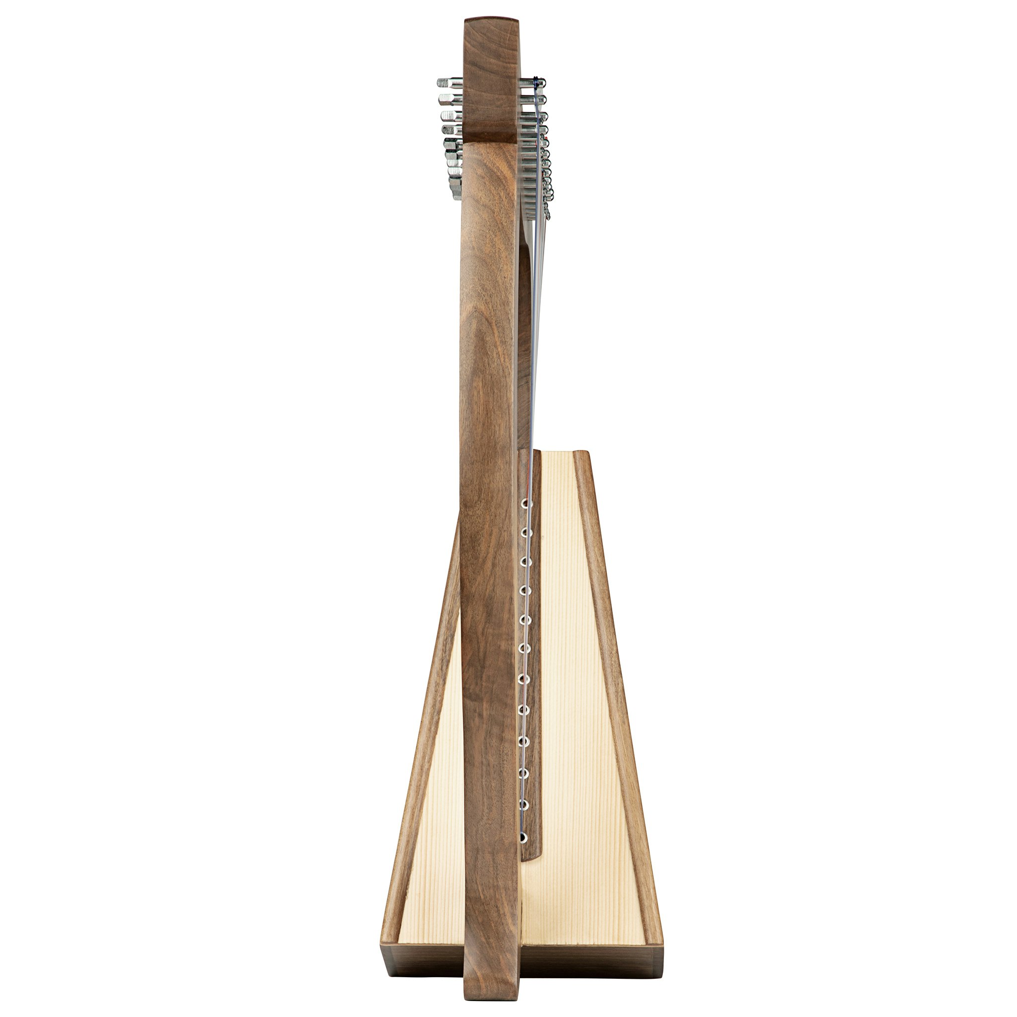 Toscano Celtic 12 String Tara Harp - Walnut