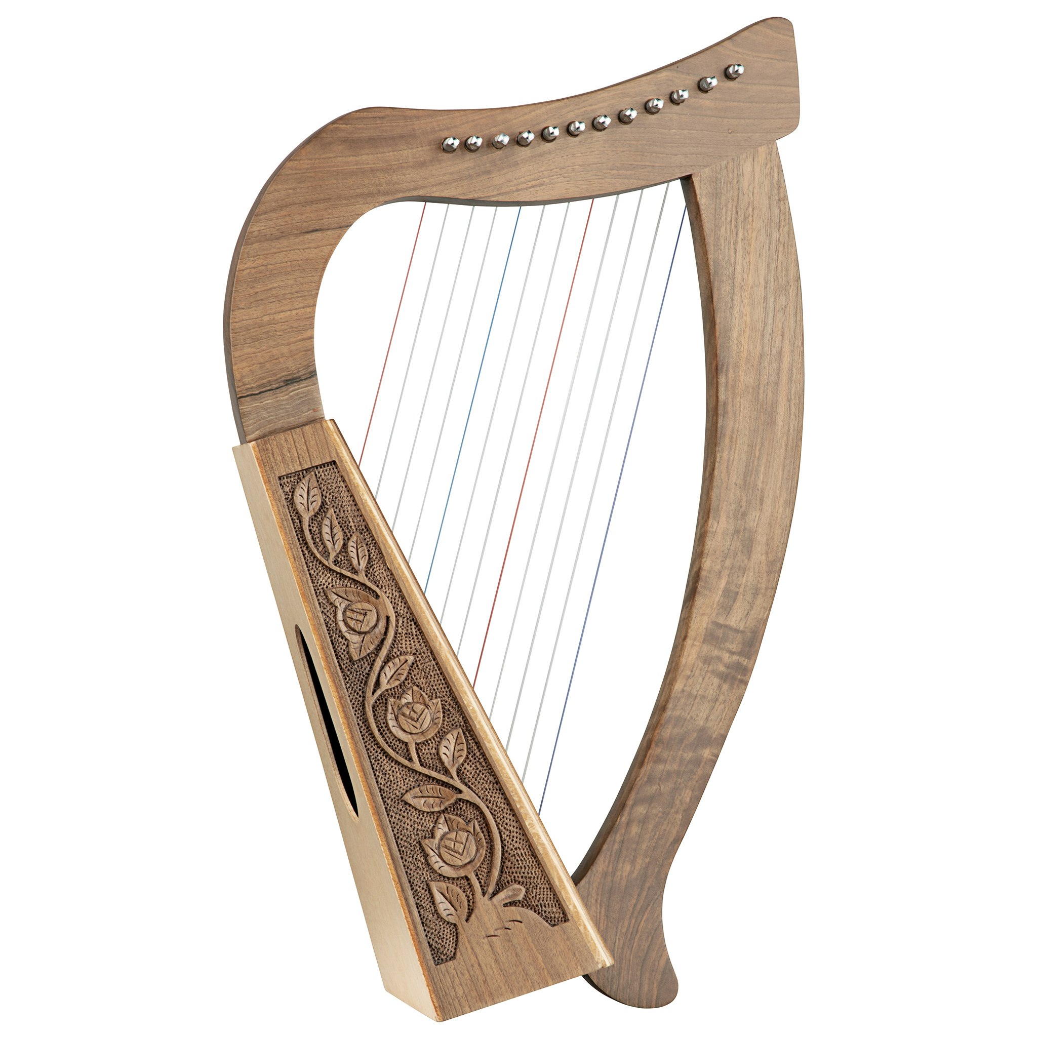 Toscano Celtic 12 String Tara Harp - Walnut
