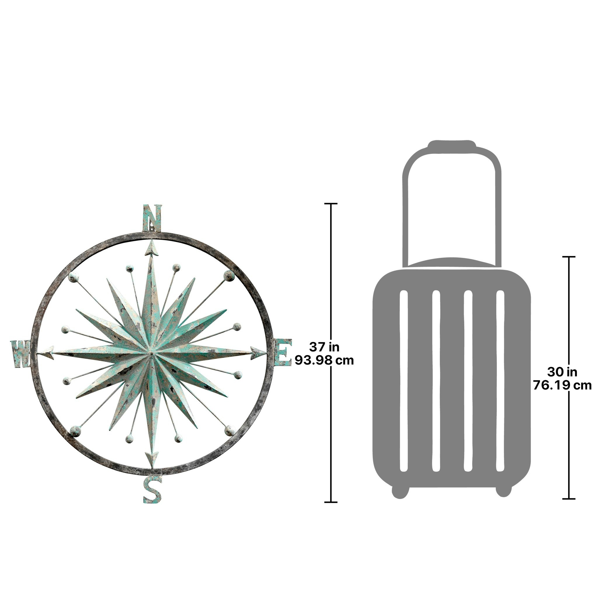 Toscano - Rose of the Winds Compass Rose Wall Sculpture
