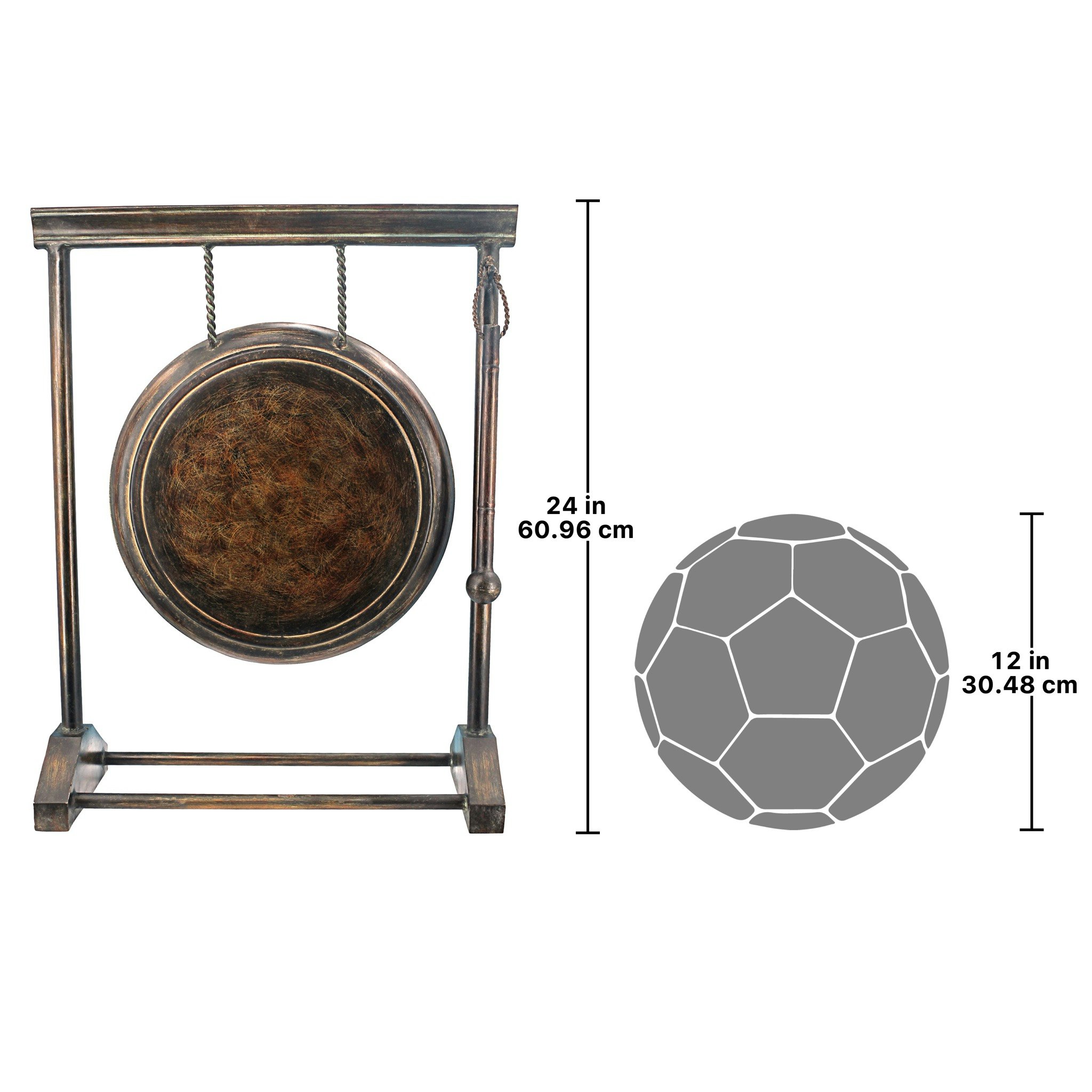 Toscano - Sheng Kwong Decorative Gong in Metal