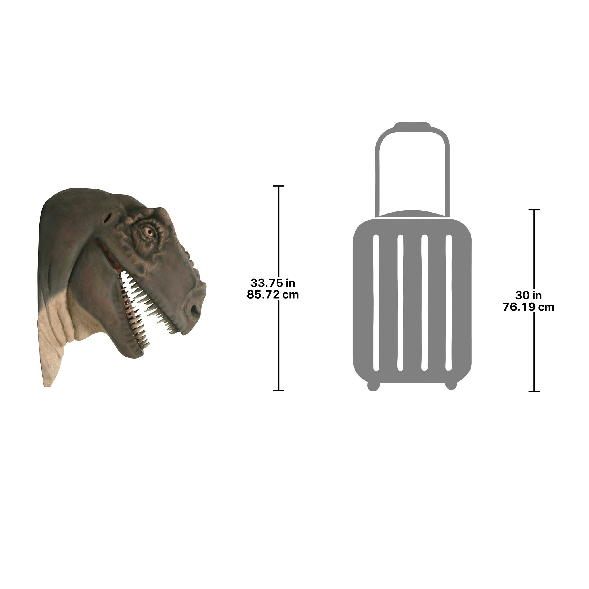 Toscano - Grand-Scale Tyrannosaurus Rex Dinosaur Wall Trophy