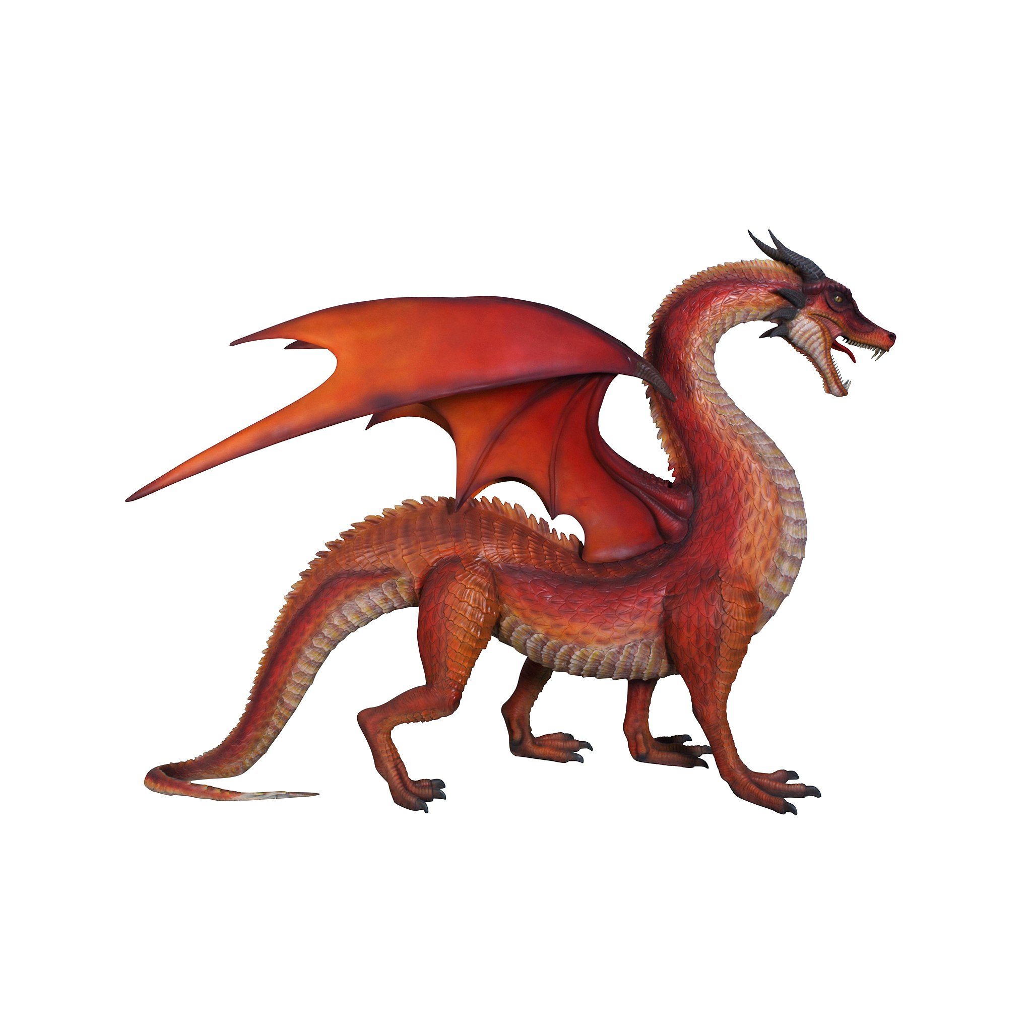 Toscano - The Red Welsh Dragon Giant Statue