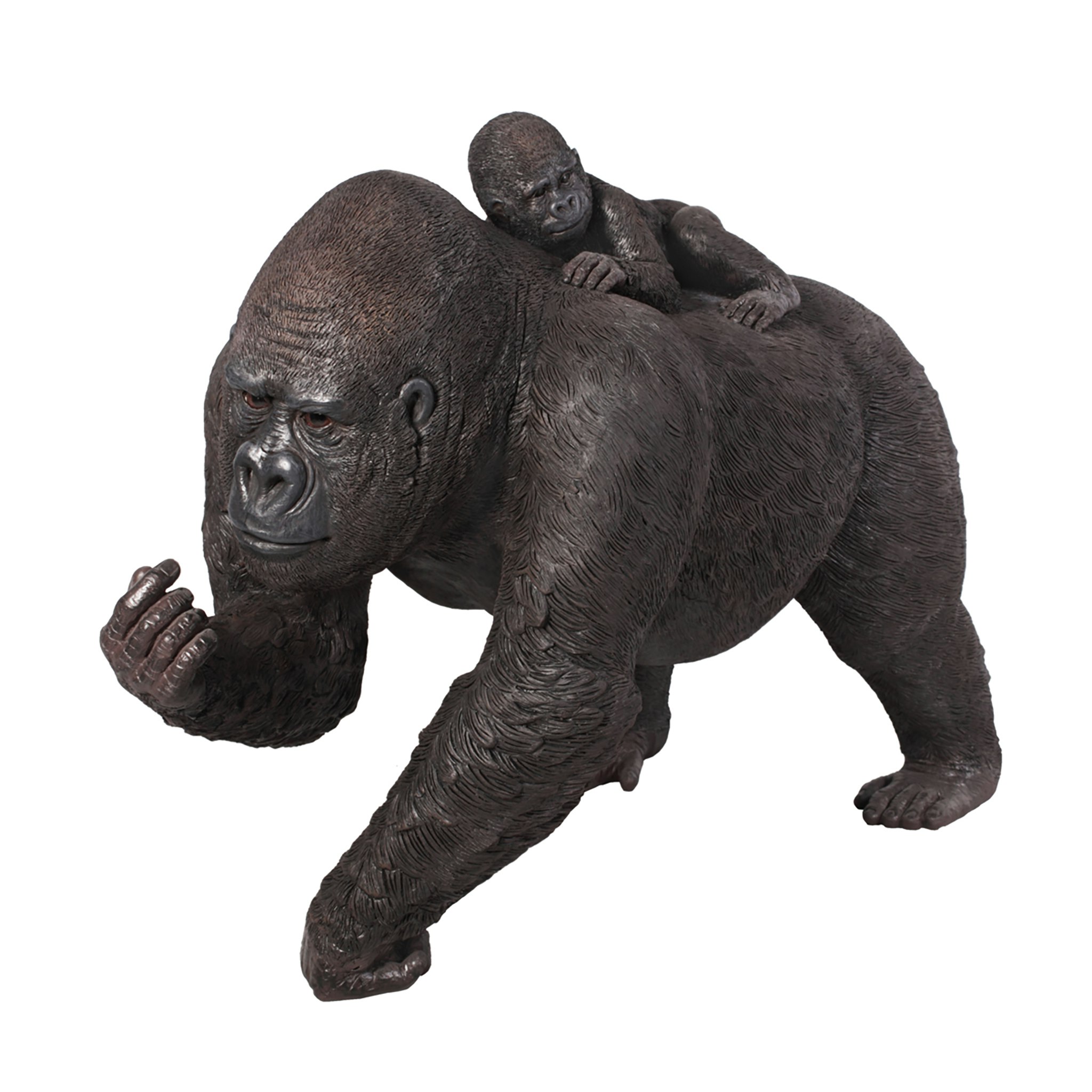 Toscano - The Lowland Gorillas Mother  Child Great Ape Statue