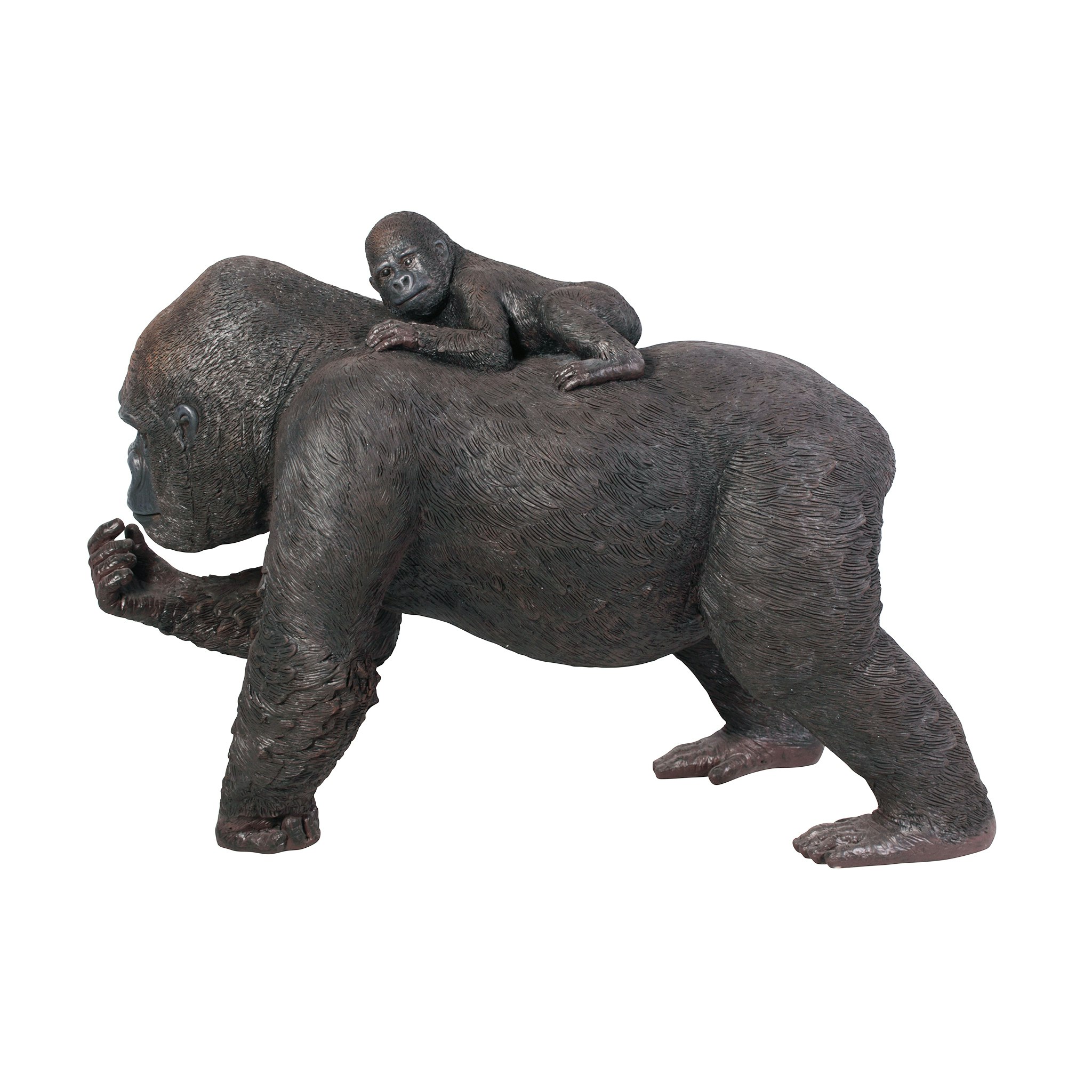 Toscano - The Lowland Gorillas Mother  Child Great Ape Statue