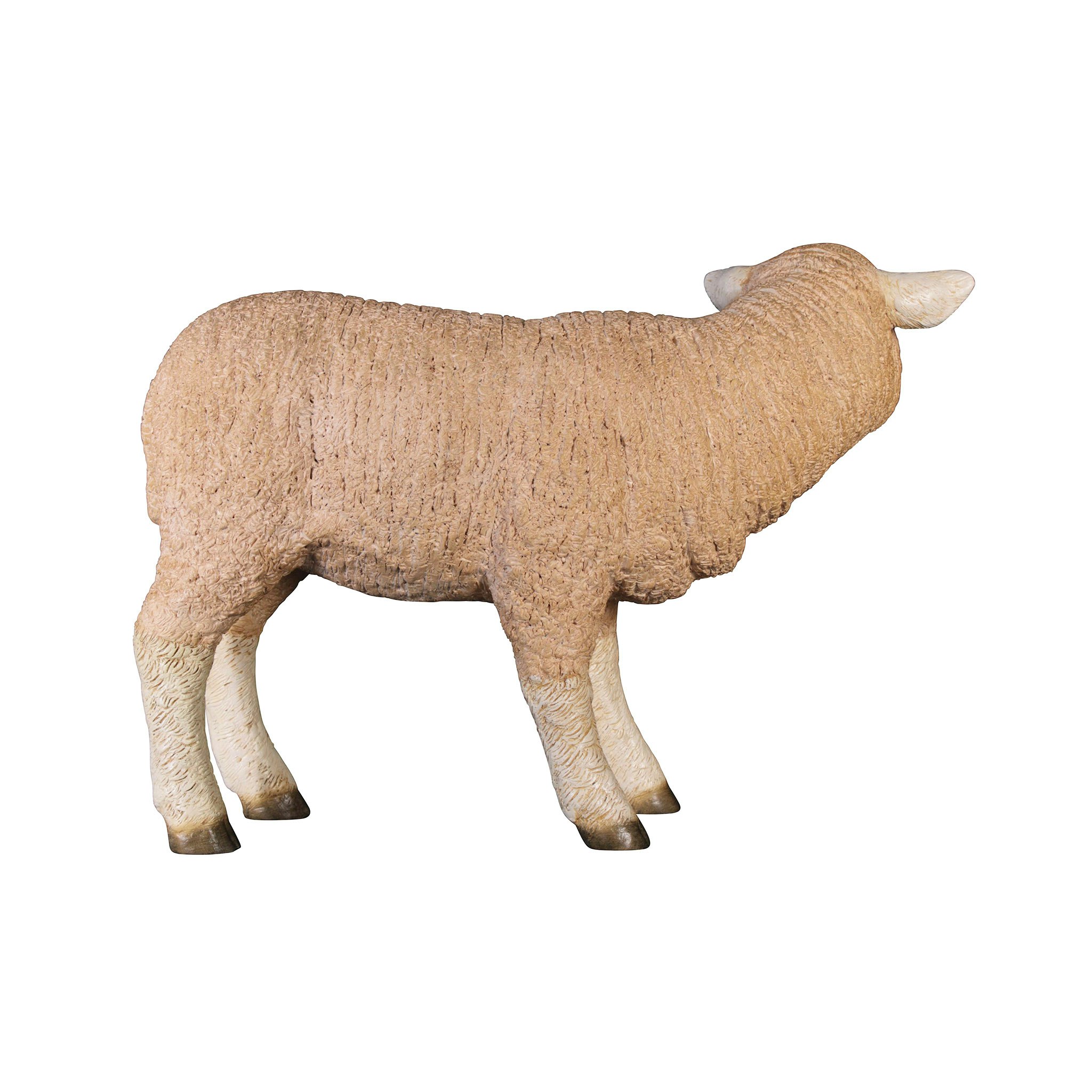Toscano Merino Ewe Life-Size Lamb Statue - Standing