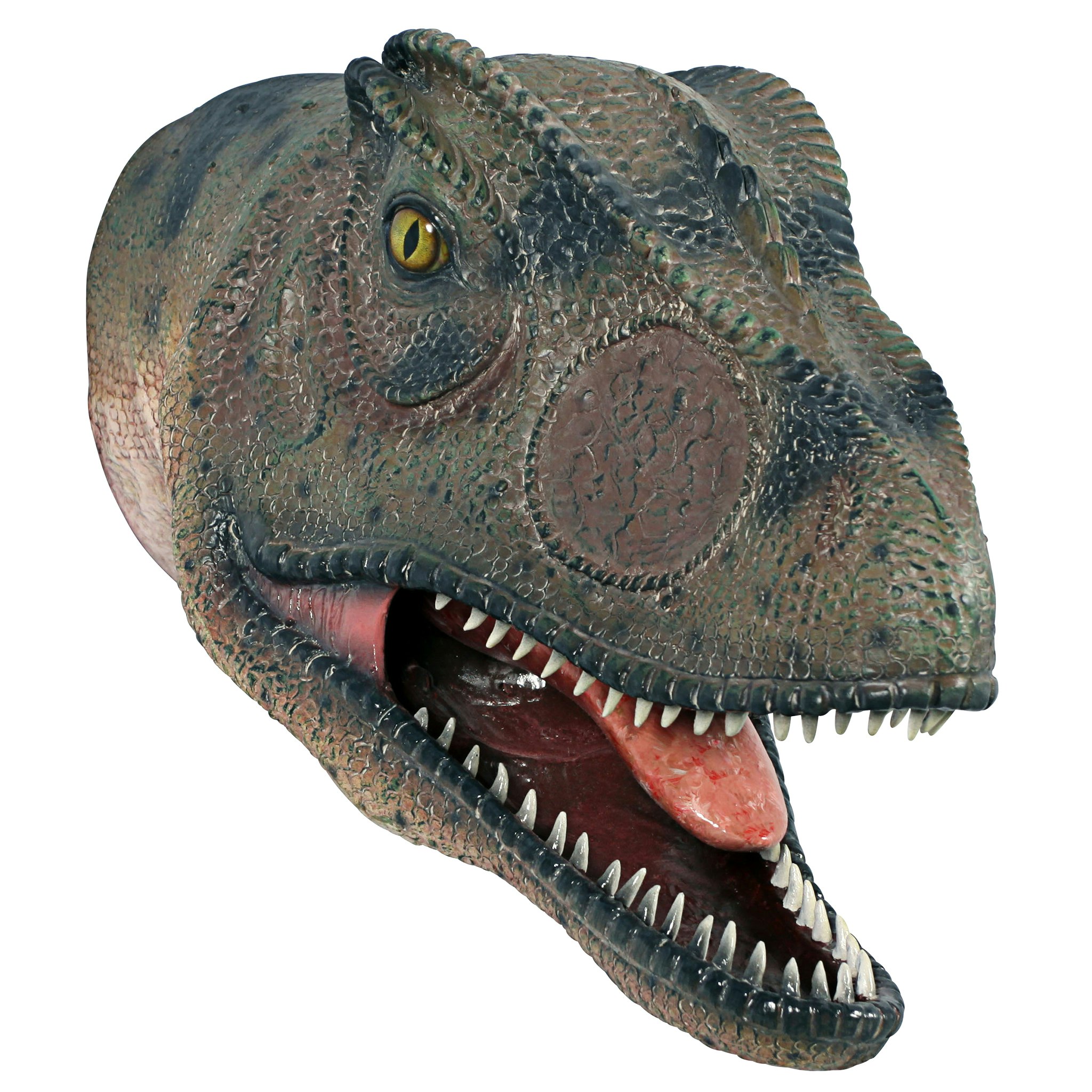 Toscano Giant Allosaurus Dinosaur Wall Trophy - Mouth Open