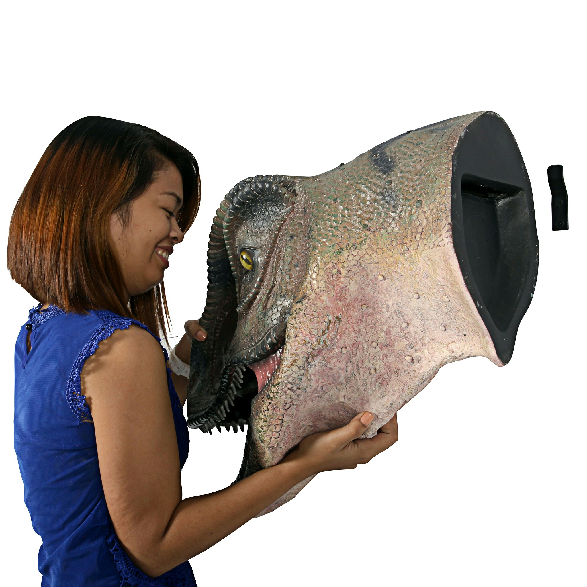Toscano Giant Allosaurus Dinosaur Wall Trophy - Mouth Open