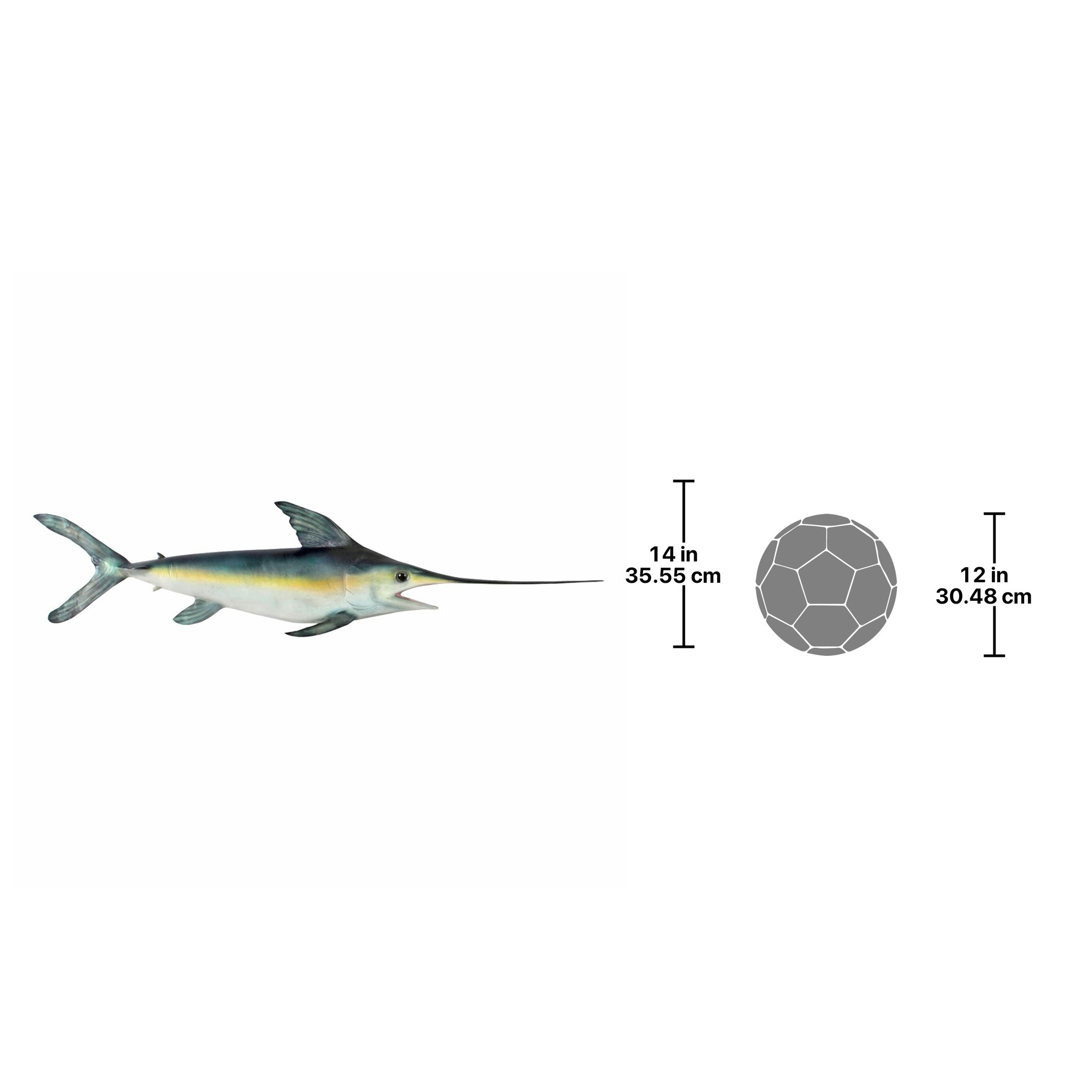 Toscano - Swordfish Wall Mount Trophy Sculpture