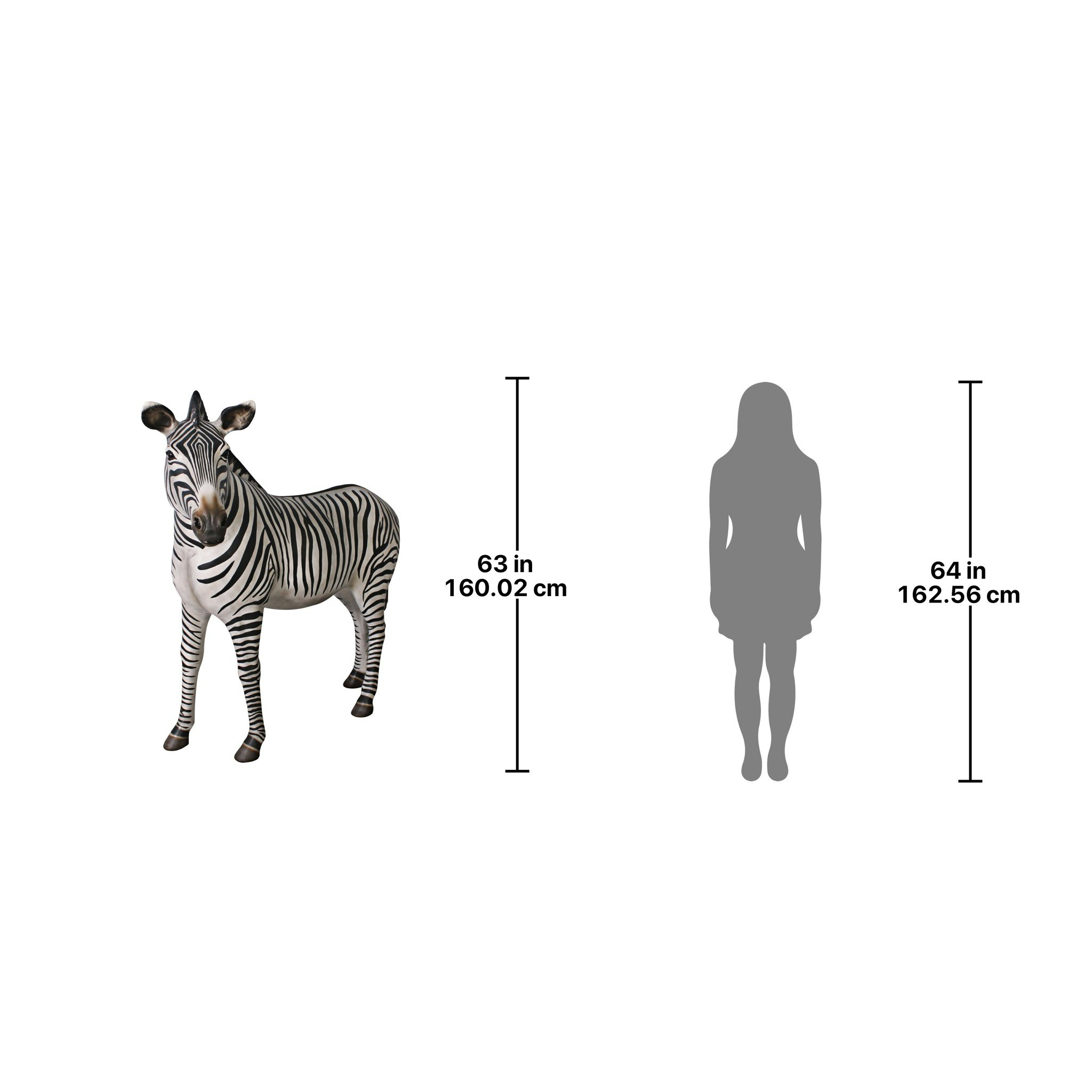 Toscano - Grand-Scale African Zebra Statue