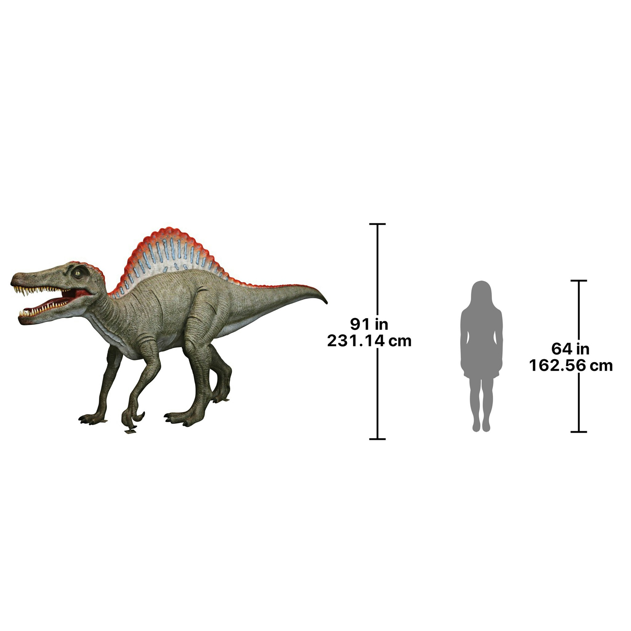 Toscano - Jurassic-Sized Spinosaurus Dinosaur Statue