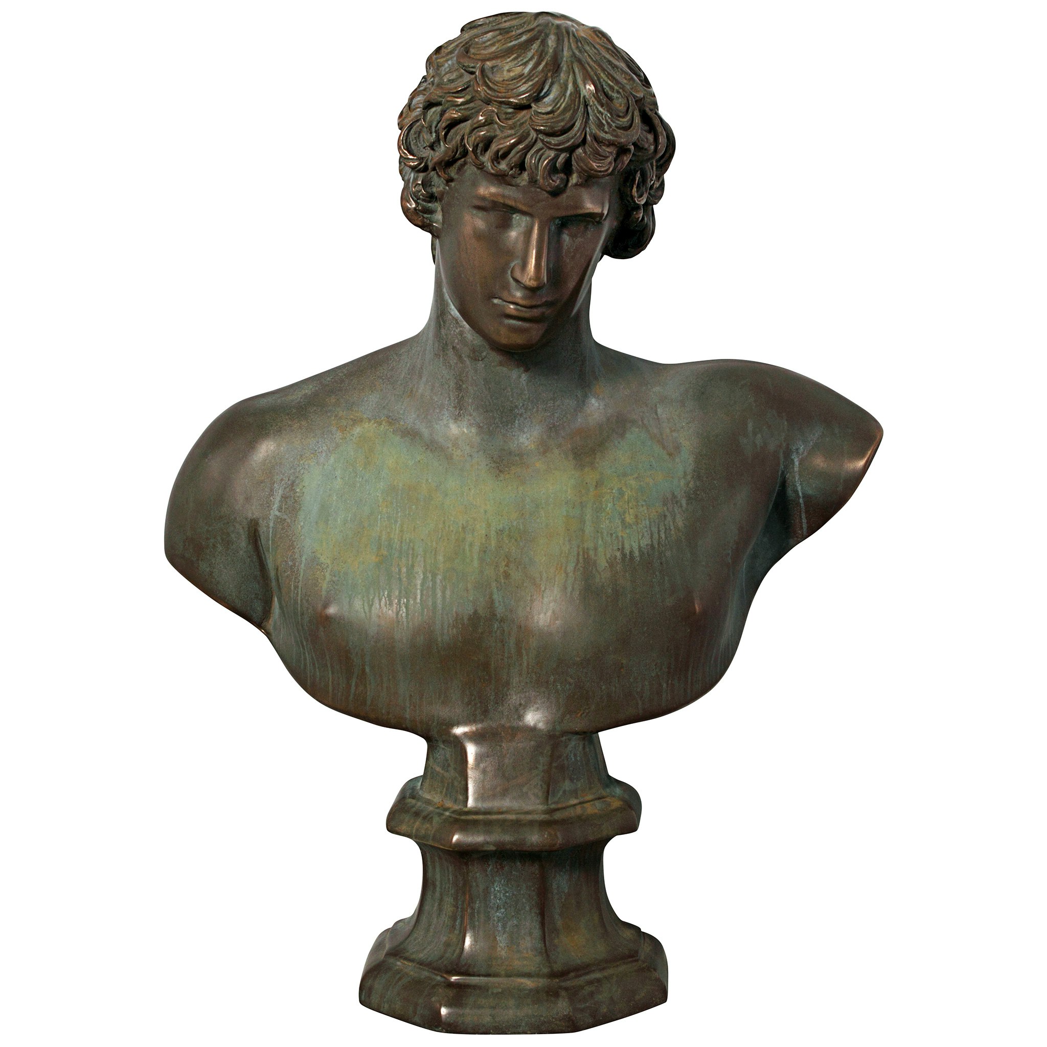 Toscano - AntinousBeloved of Roman Emperor Hadrian Bust Statue