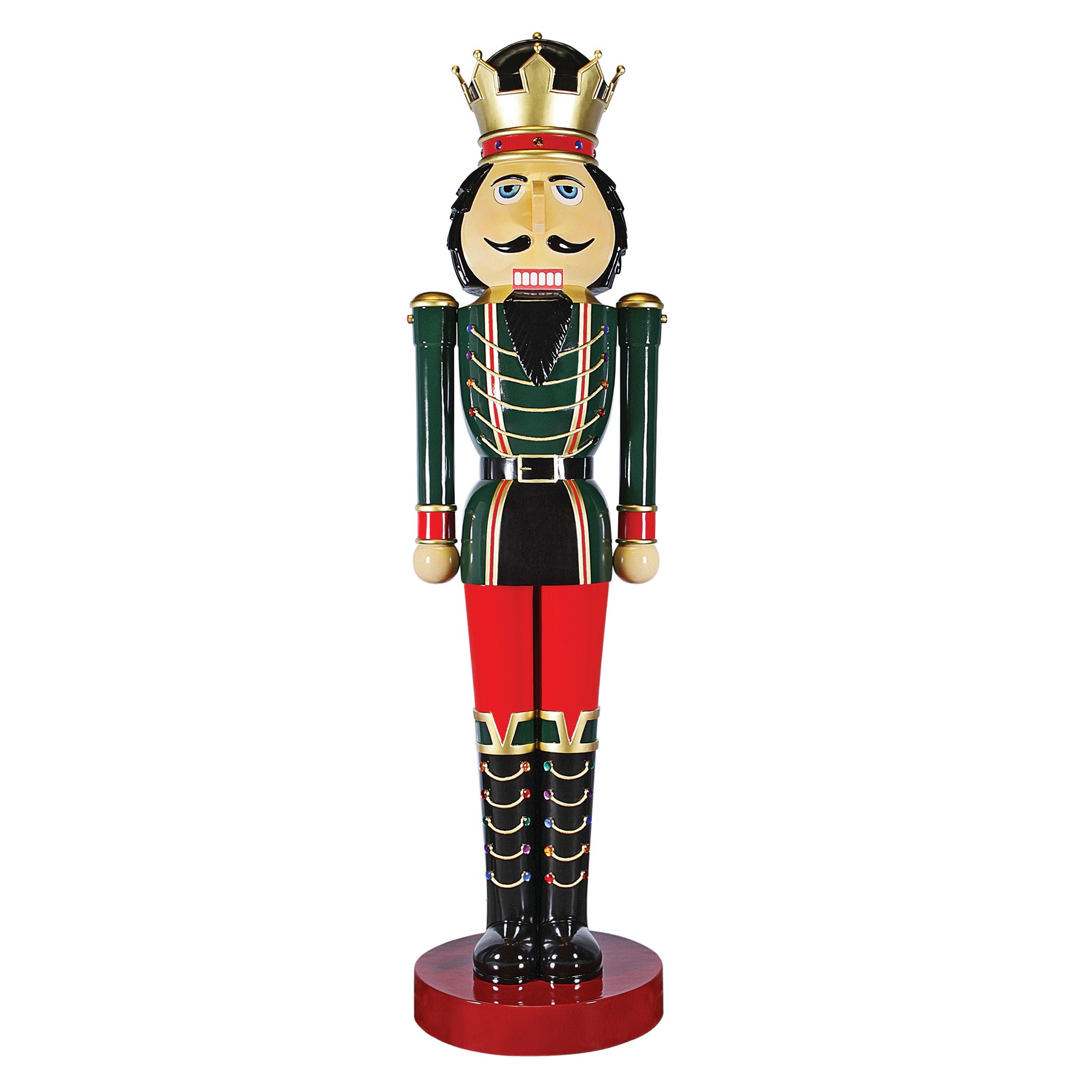 Toscano - Super-Scaled Holiday Nutcracker Statue