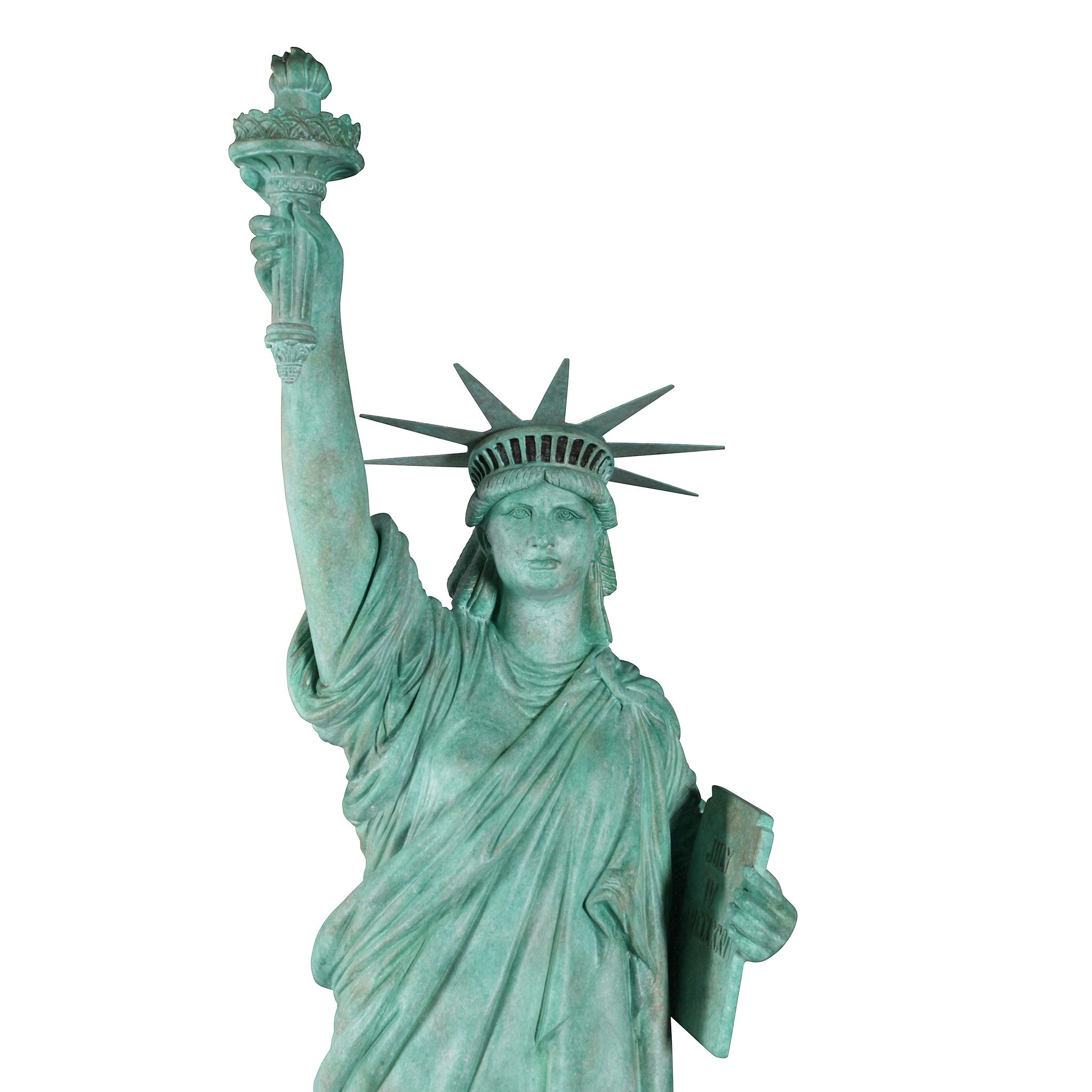 Toscano - Liberty Enlightening the World Grand-Scale Statue on Pedestal