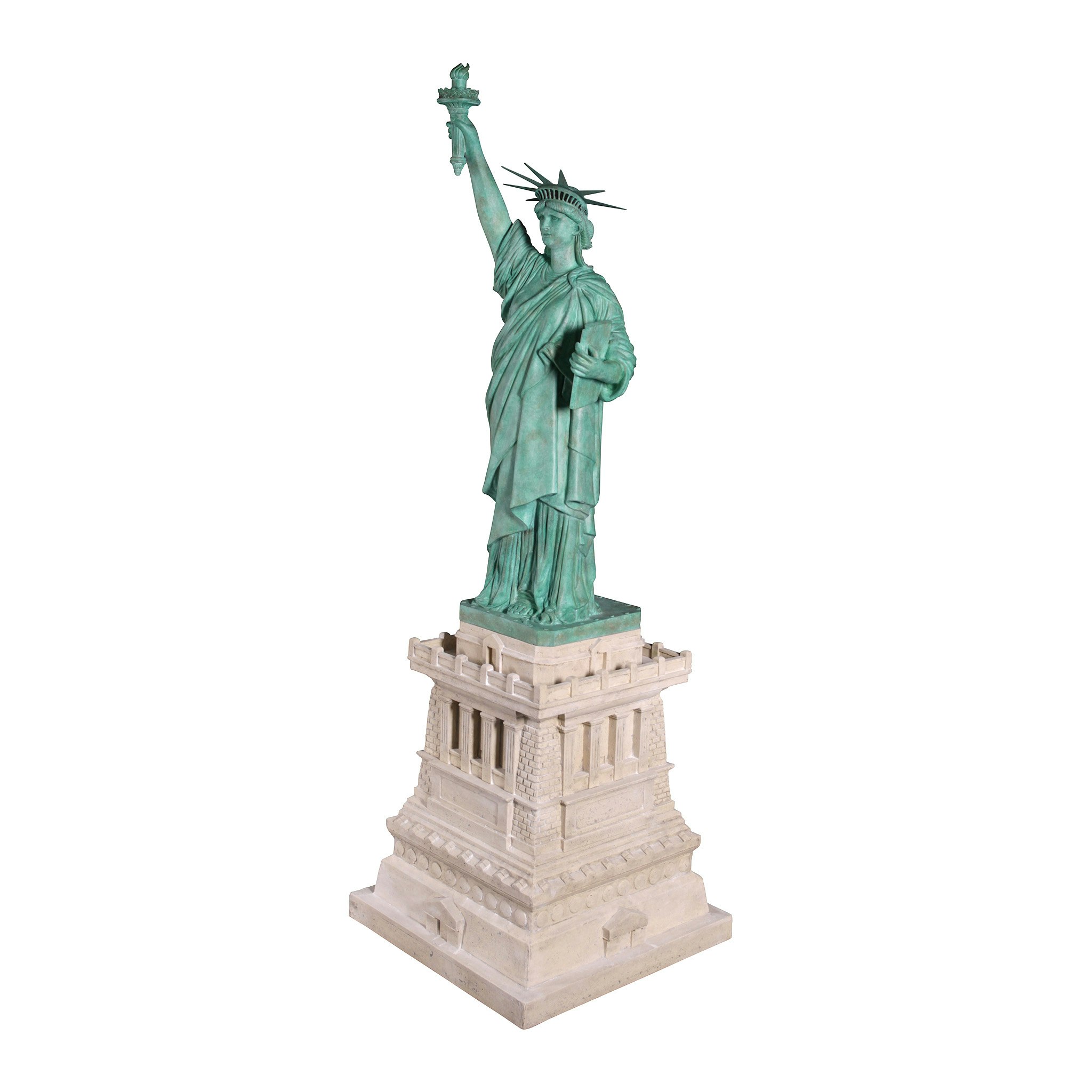 Toscano - Liberty Enlightening the World Grand-Scale Statue on Pedestal