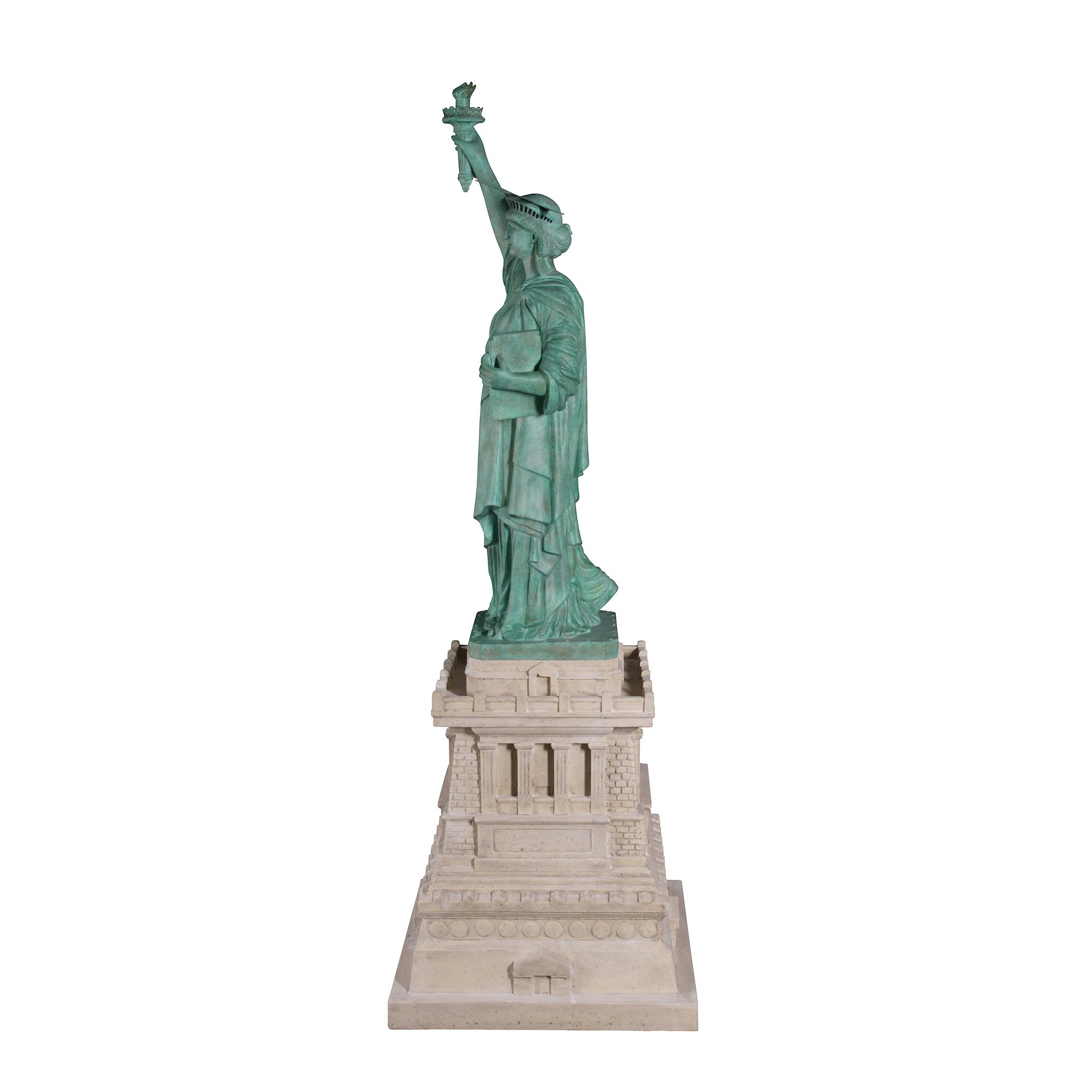 Toscano - Liberty Enlightening the World Grand-Scale Statue on Pedestal